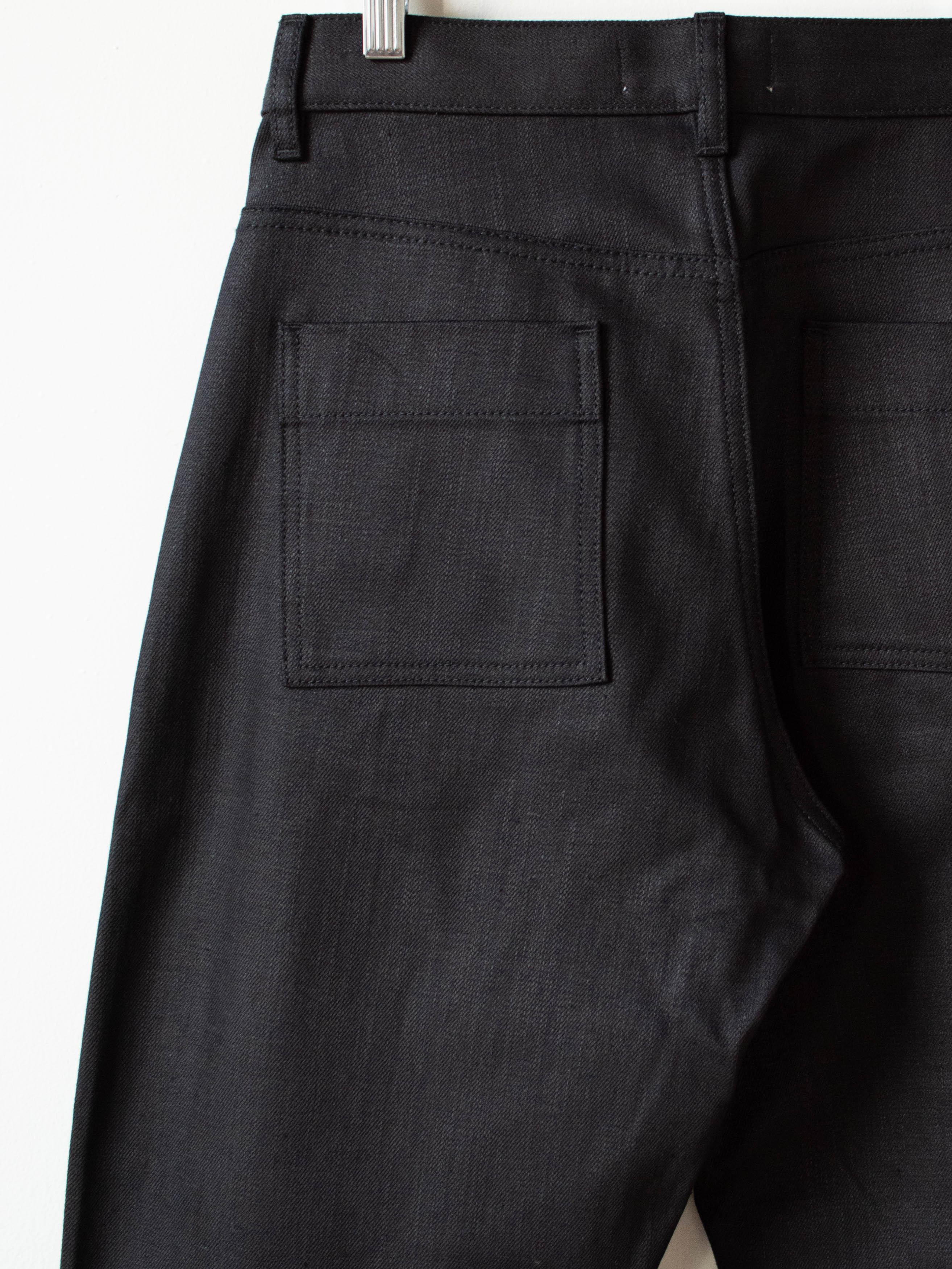 Namu Shop - Studio Nicholson Ruthe Selvedge Denim - Black