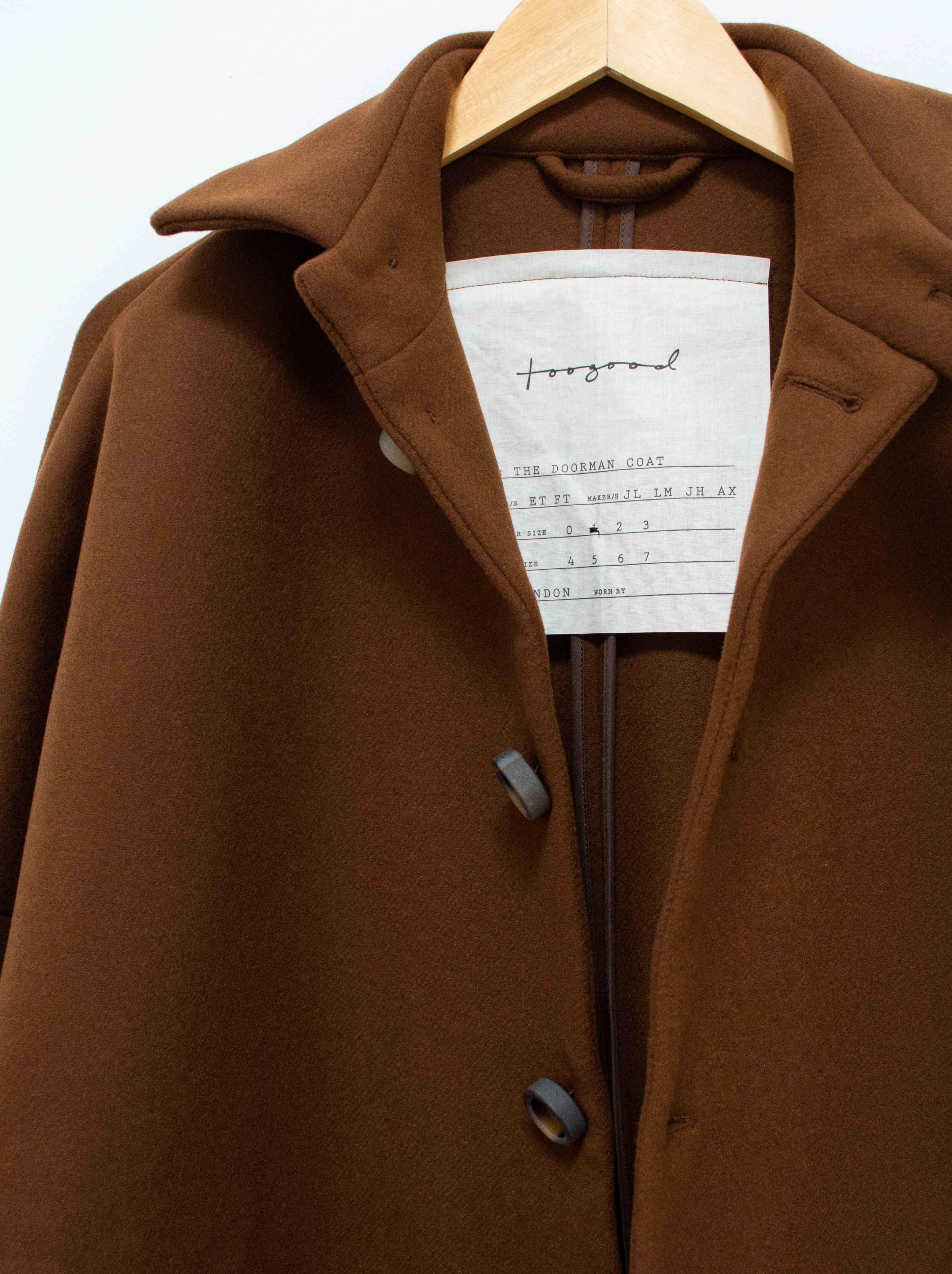 Namu Shop - Toogood The Doorman Jacket - Chestnut