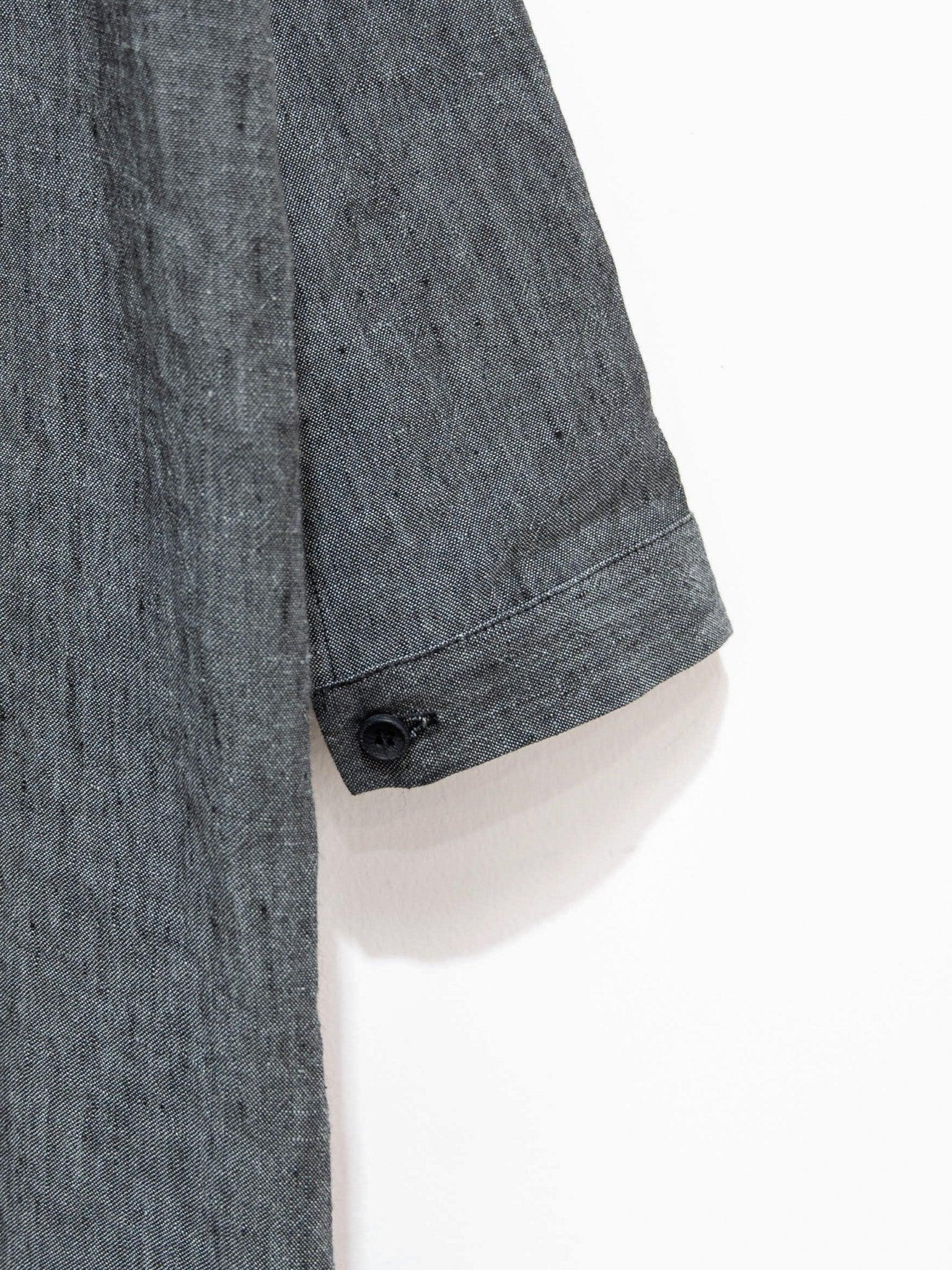 Namu Shop - Toogood The Draughtsman Dress - Blue Slate Laundered Linen