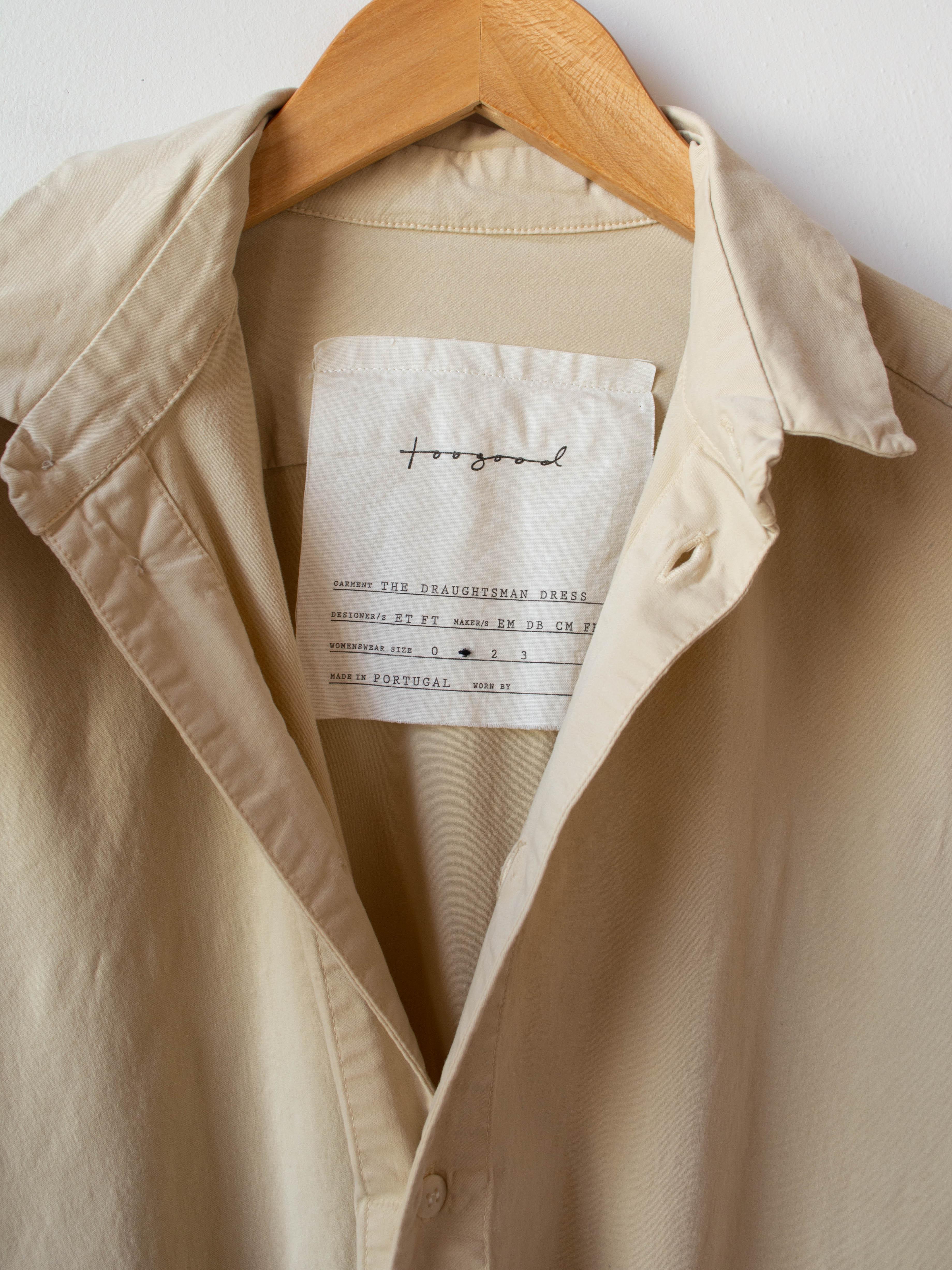 Namu Shop - Toogood The Draughtsman Dress - Buff Twill