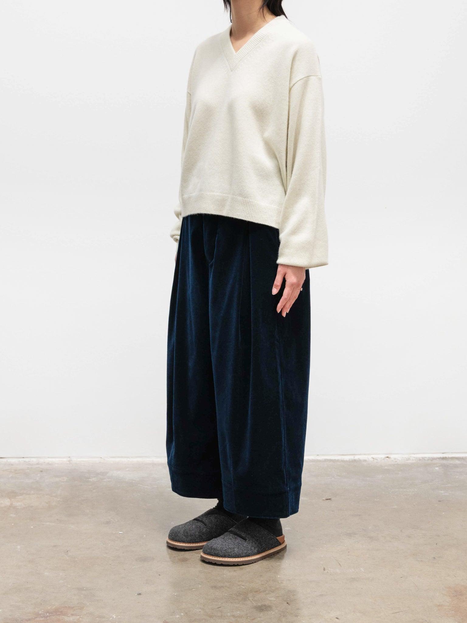 Namu Shop - Toogood The Etcher Trouser - Ink Cotton Velvet