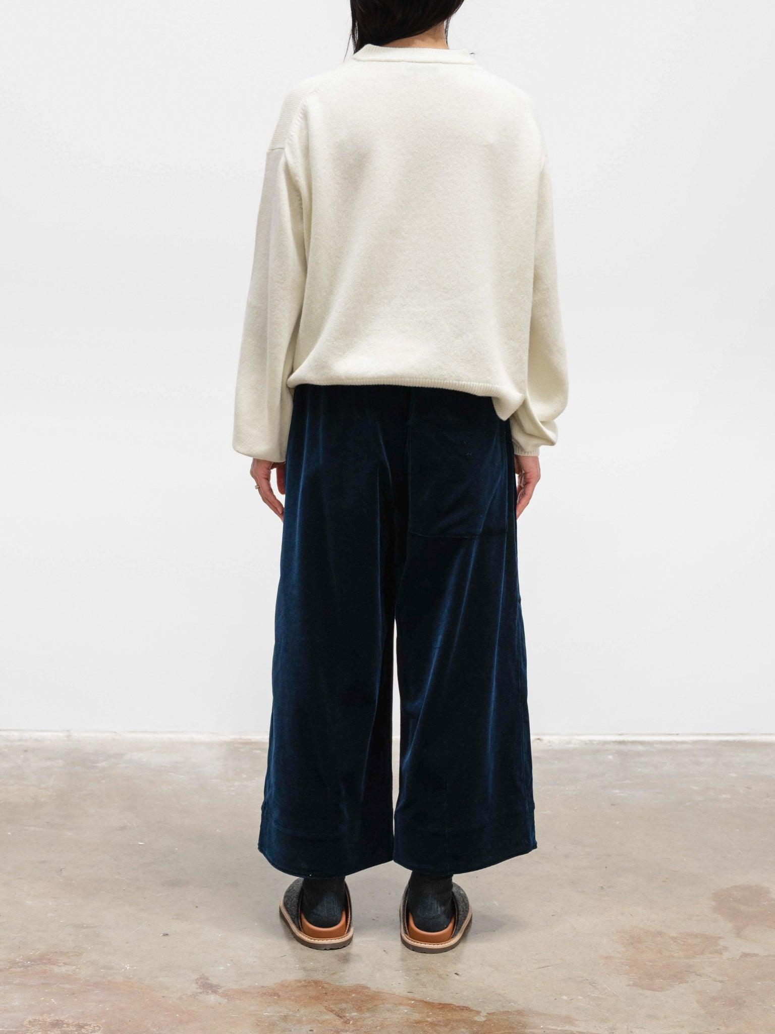 Namu Shop - Toogood The Etcher Trouser - Ink Cotton Velvet