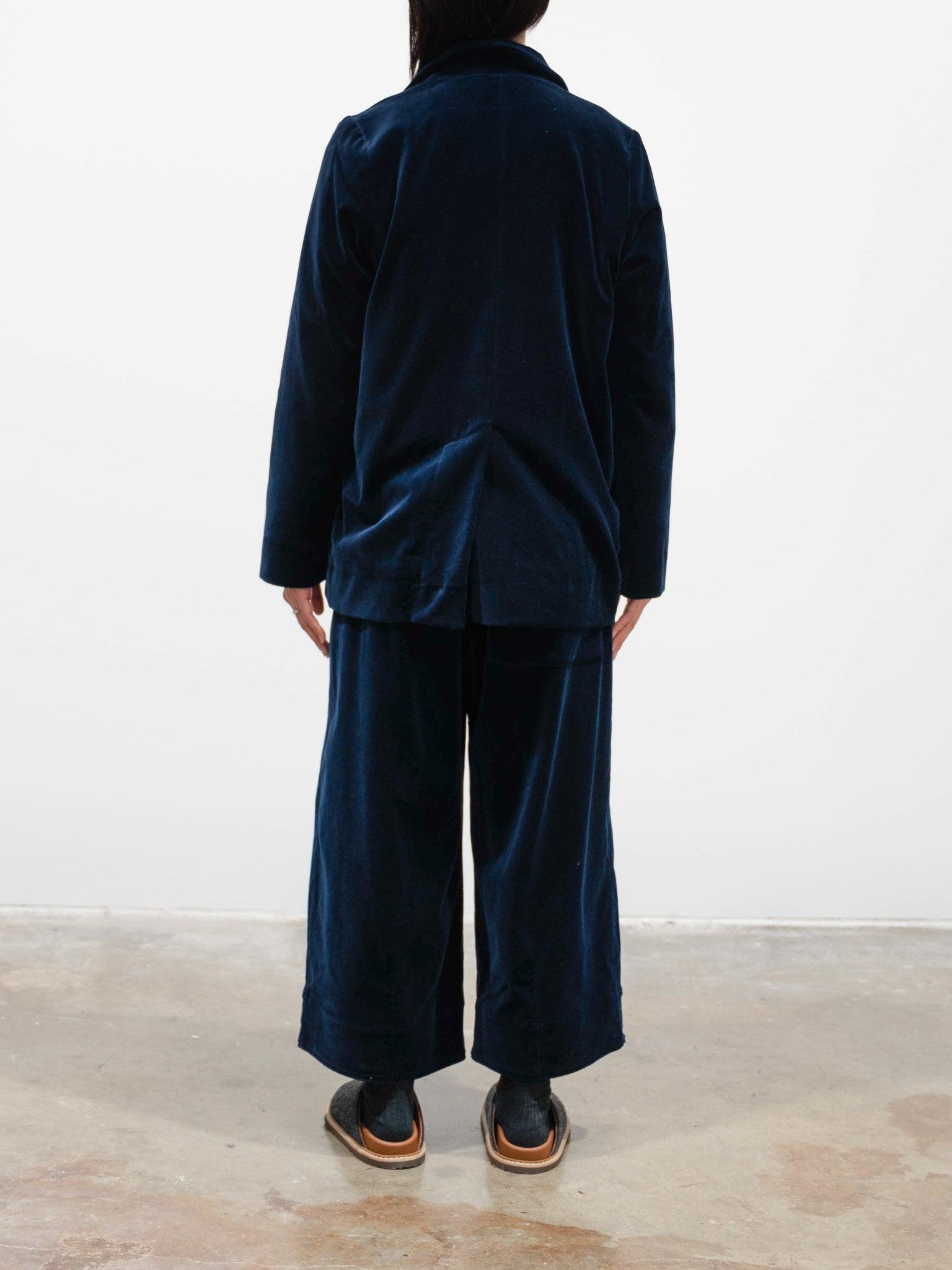 Namu Shop - Toogood The Etcher Trouser - Ink Cotton Velvet