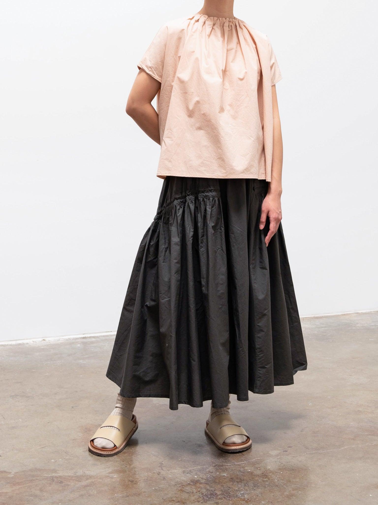 Namu Shop - Toogood The Harvester Skirt - Ash Textured Cotton