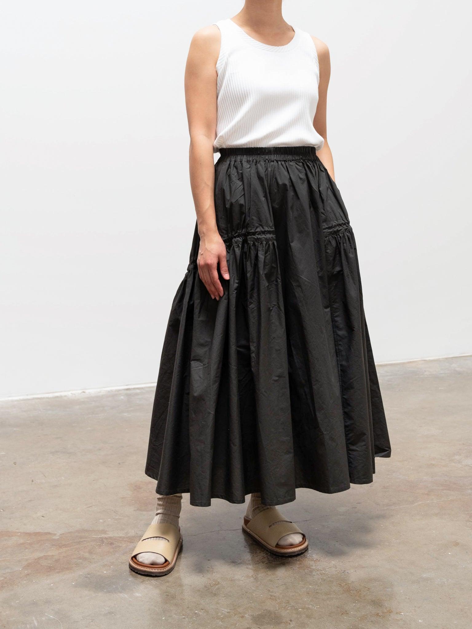 Namu Shop - Toogood The Harvester Skirt - Ash Textured Cotton