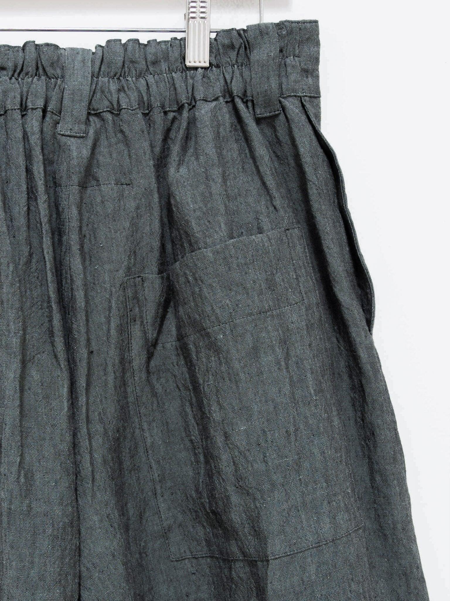 Namu Shop - Toogood The Landscaper Shorts - Blue Slate Laundered Linen