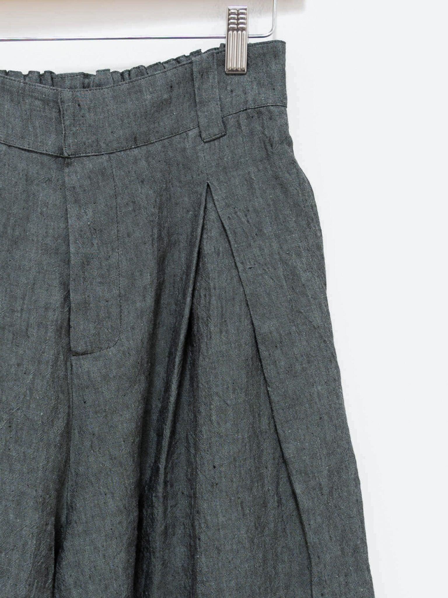 Namu Shop - Toogood The Landscaper Shorts - Blue Slate Laundered Linen