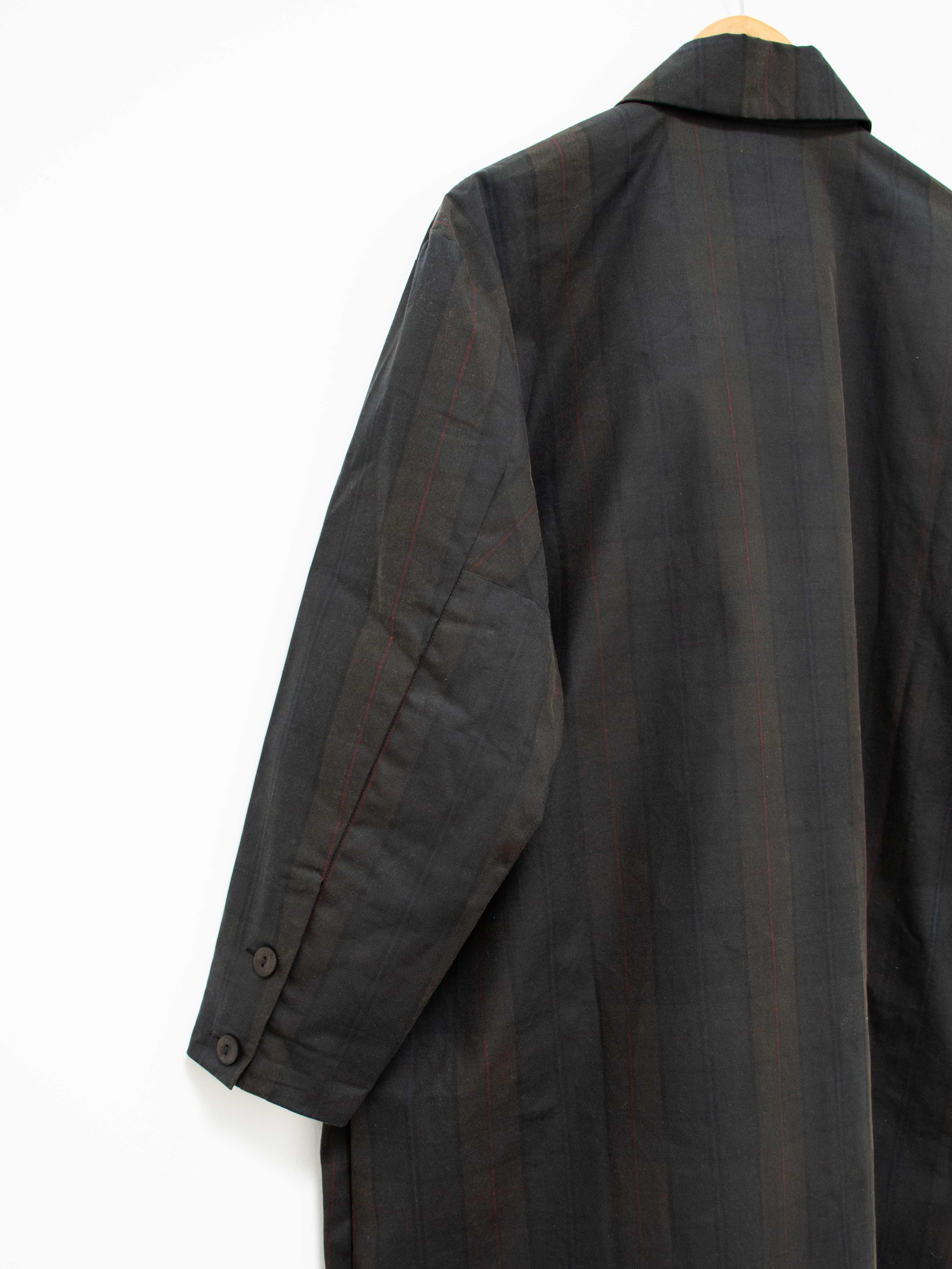Namu Shop - Toogood The Messenger Coat - Waxed Cotton Check