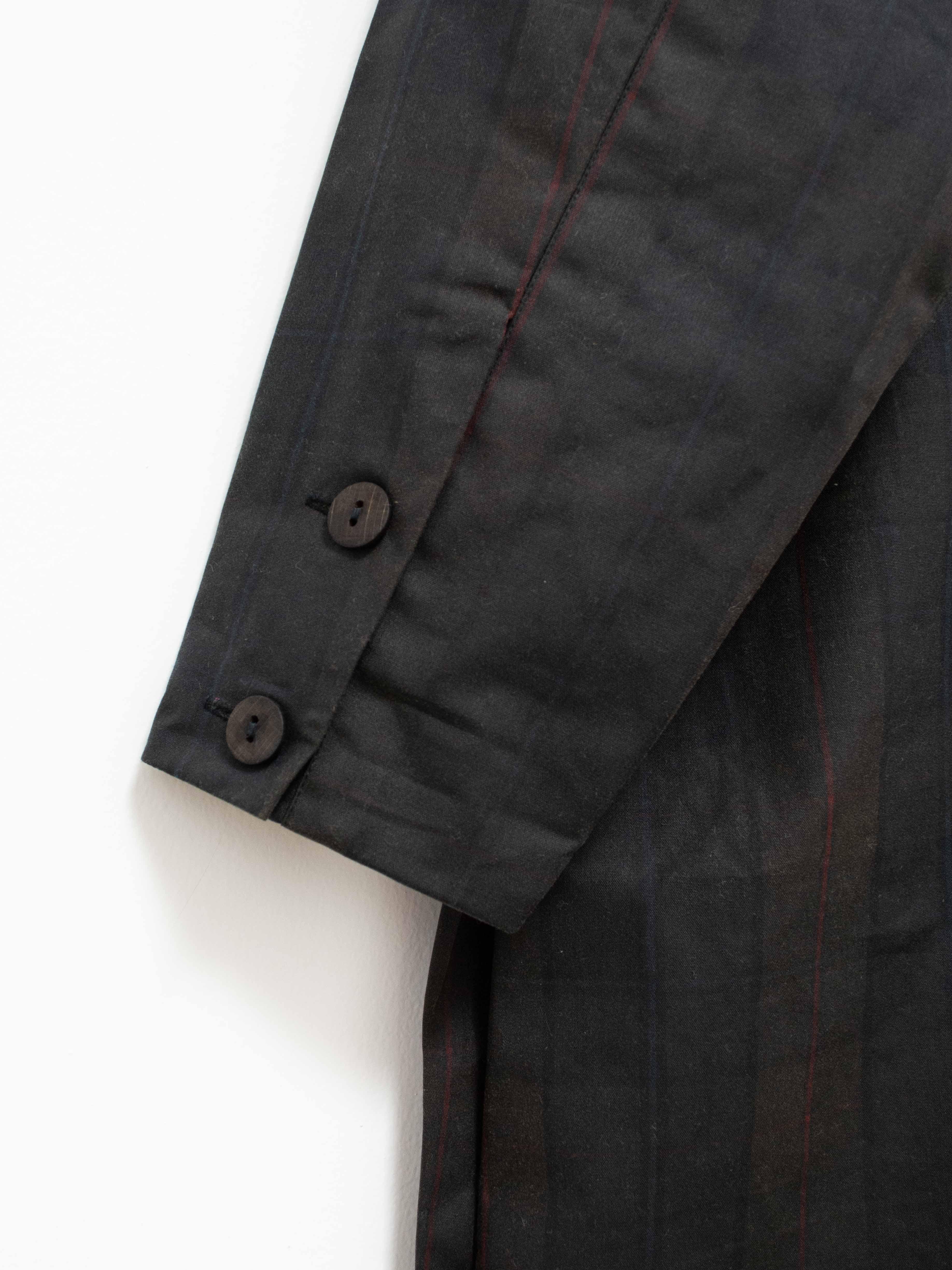 Namu Shop - Toogood The Messenger Coat - Waxed Cotton Check