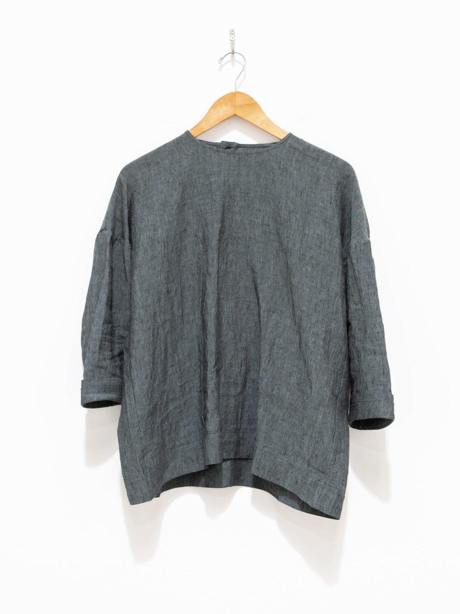 Namu Shop - Toogood The Perfumer Top - Blue Slate Laundered Linen