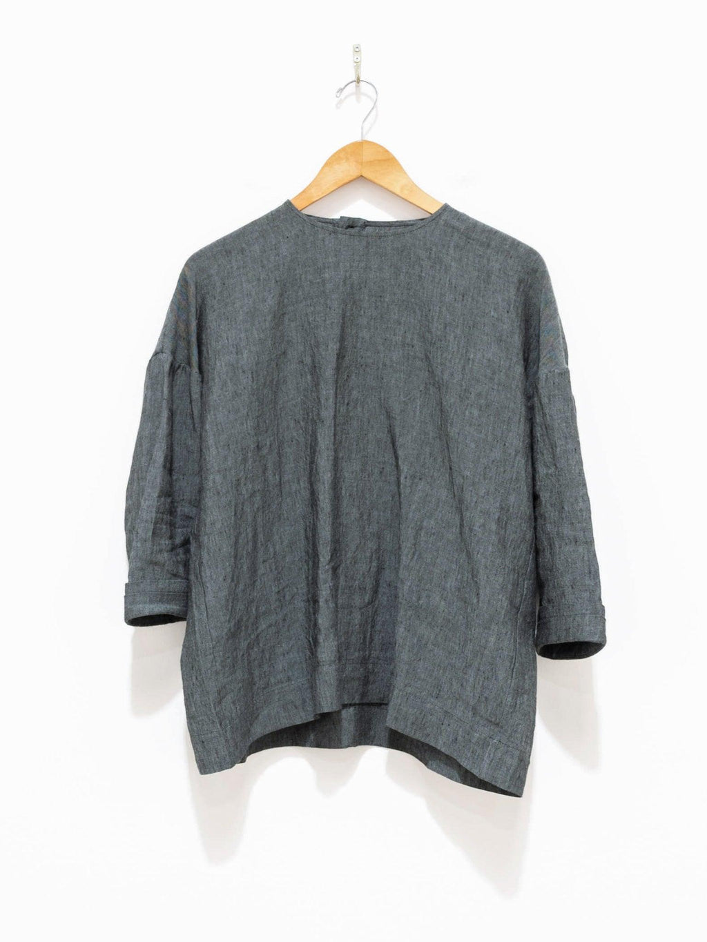 Namu Shop - Toogood The Perfumer Top - Blue Slate Laundered Linen