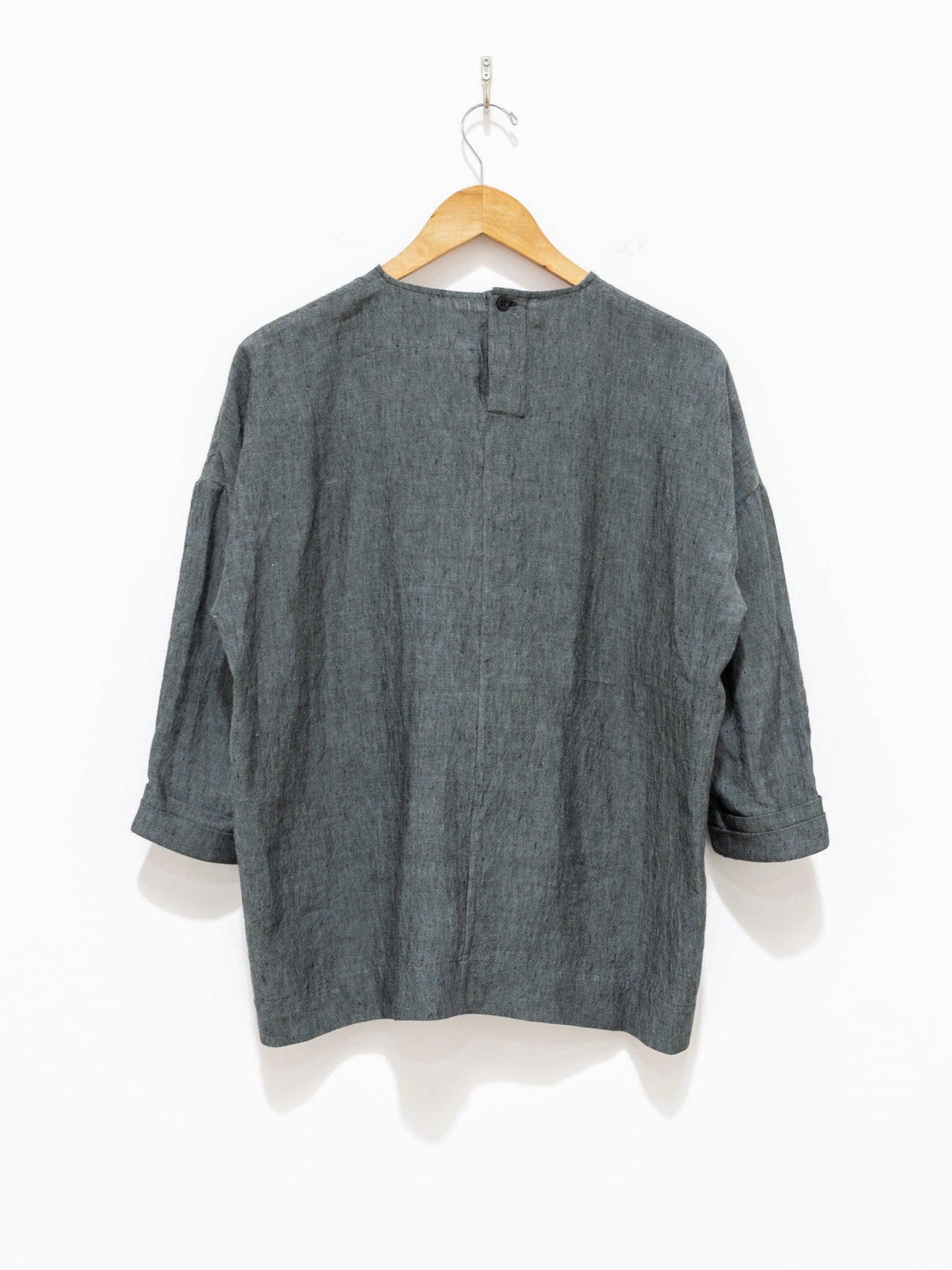Namu Shop - Toogood The Perfumer Top - Blue Slate Laundered Linen