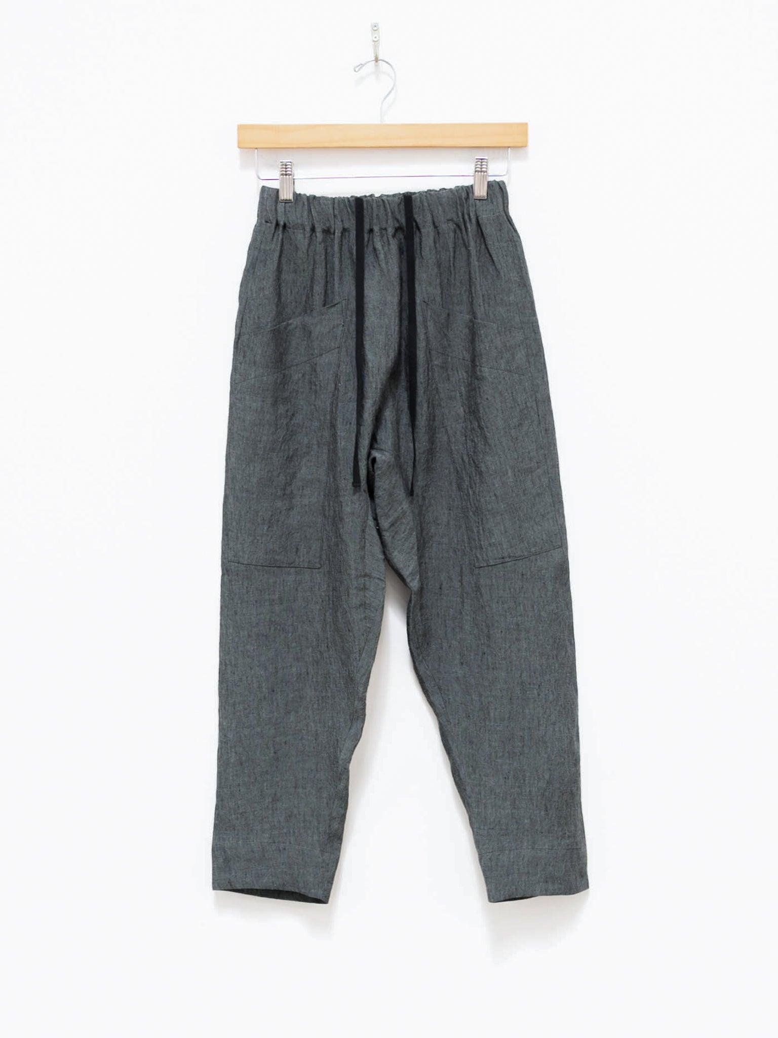 Namu Shop - Toogood The Perfumer Trouser - Blue Slate Laundered Linen