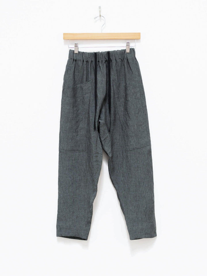 Namu Shop - Toogood The Perfumer Trouser - Blue Slate Laundered Linen