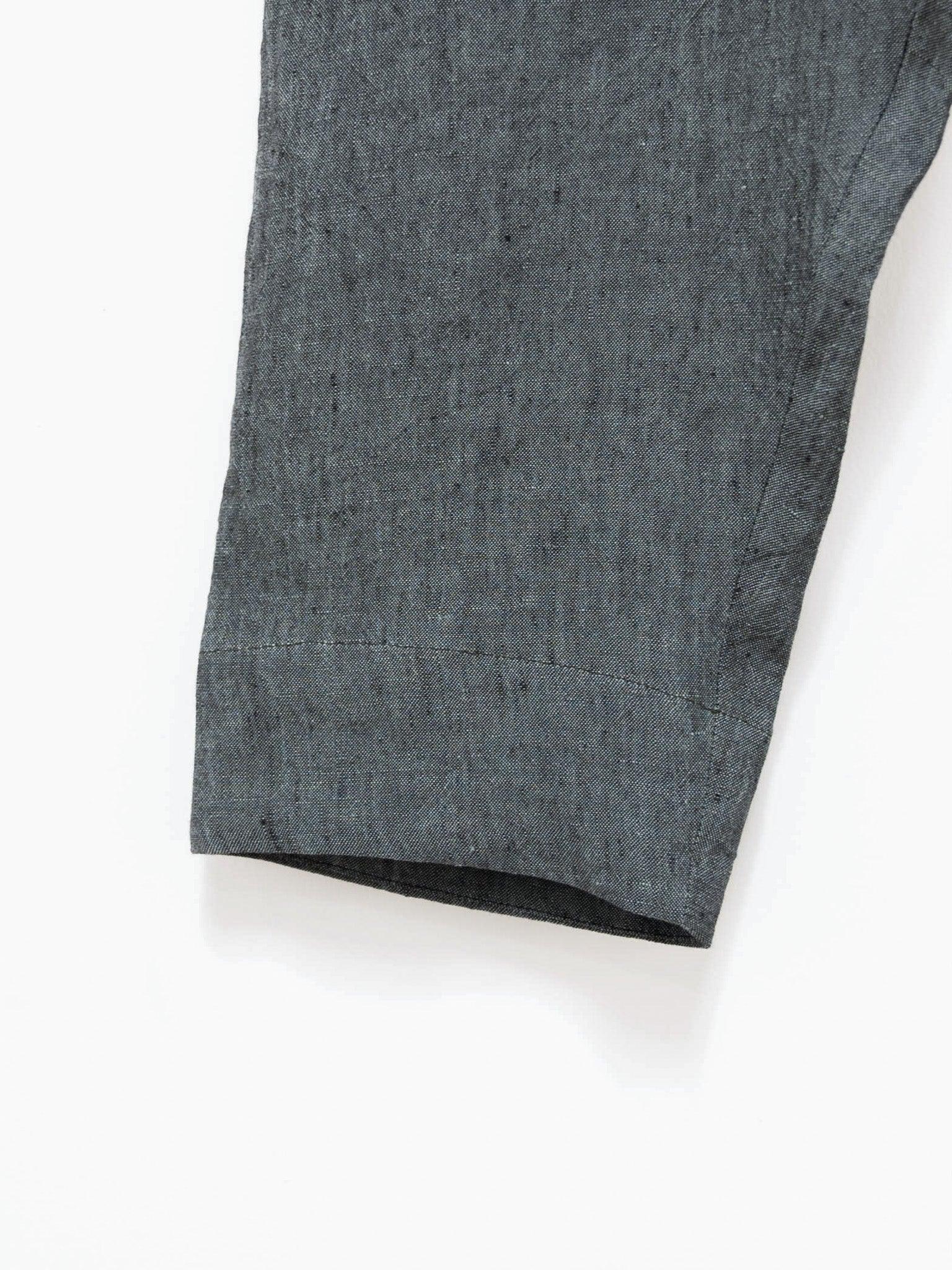 Namu Shop - Toogood The Perfumer Trouser - Blue Slate Laundered Linen