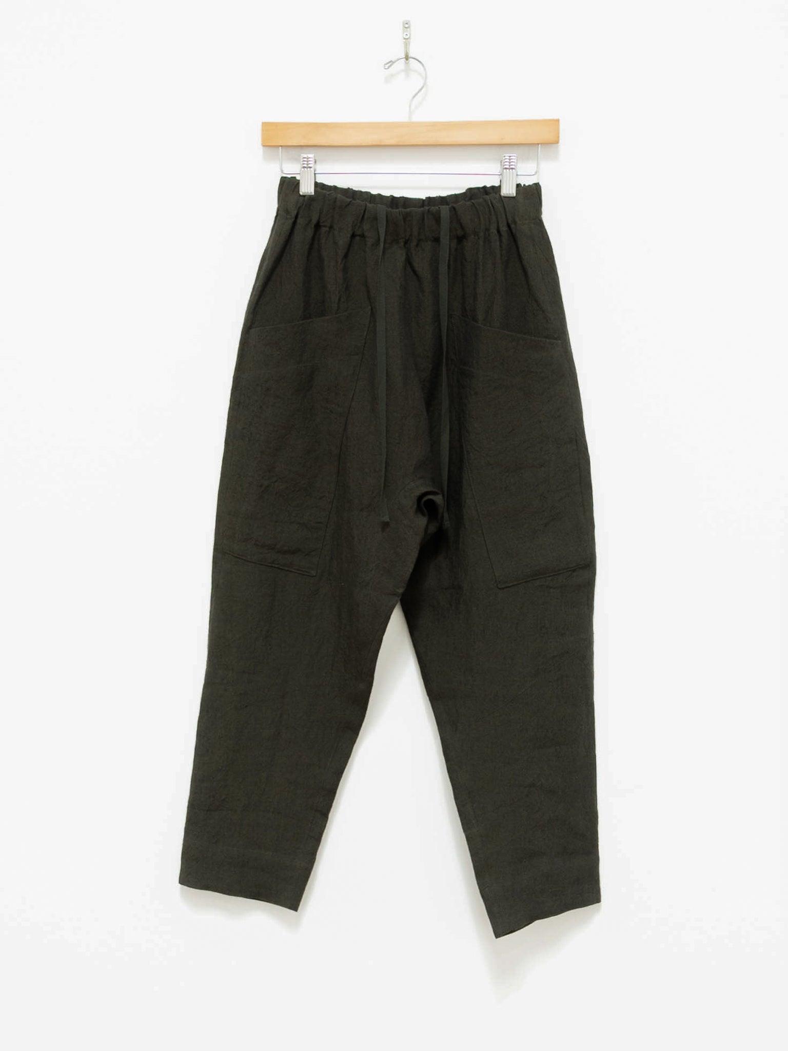 Namu Shop - Toogood The Perfumer Trouser - Moss Laundered Linen
