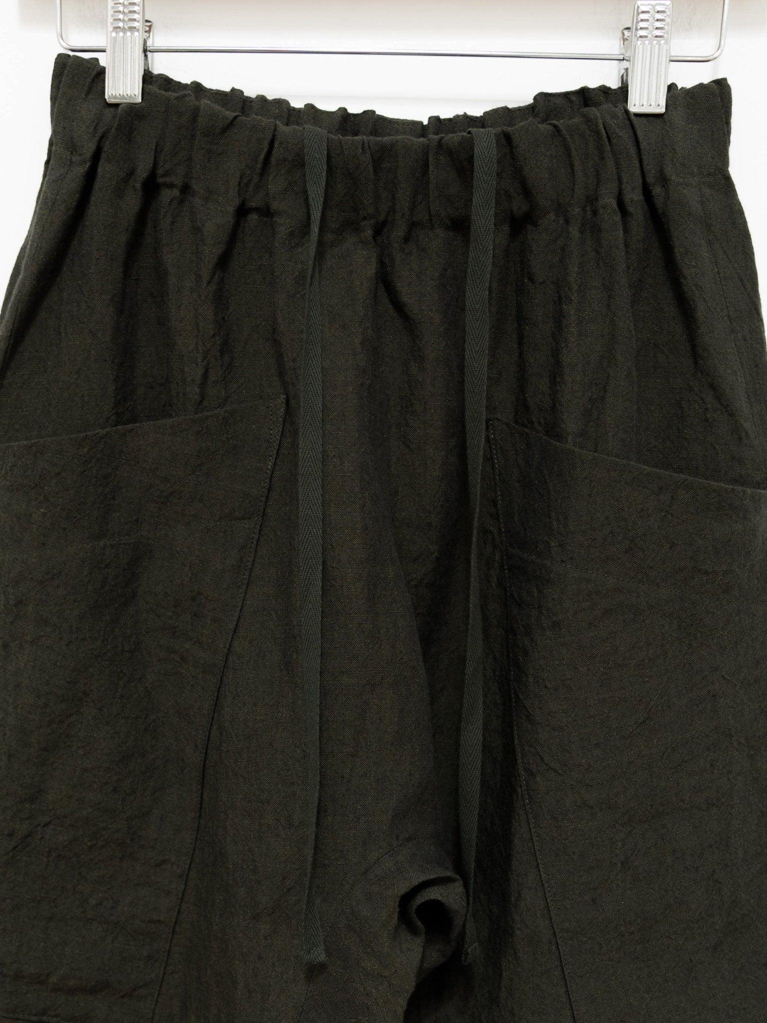 Namu Shop - Toogood The Perfumer Trouser - Moss Laundered Linen