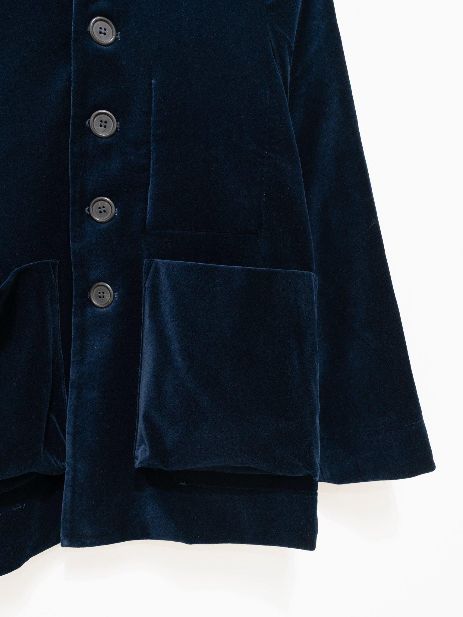 Namu Shop - Toogood The Photographer Jacket - Ink Cotton Velvet