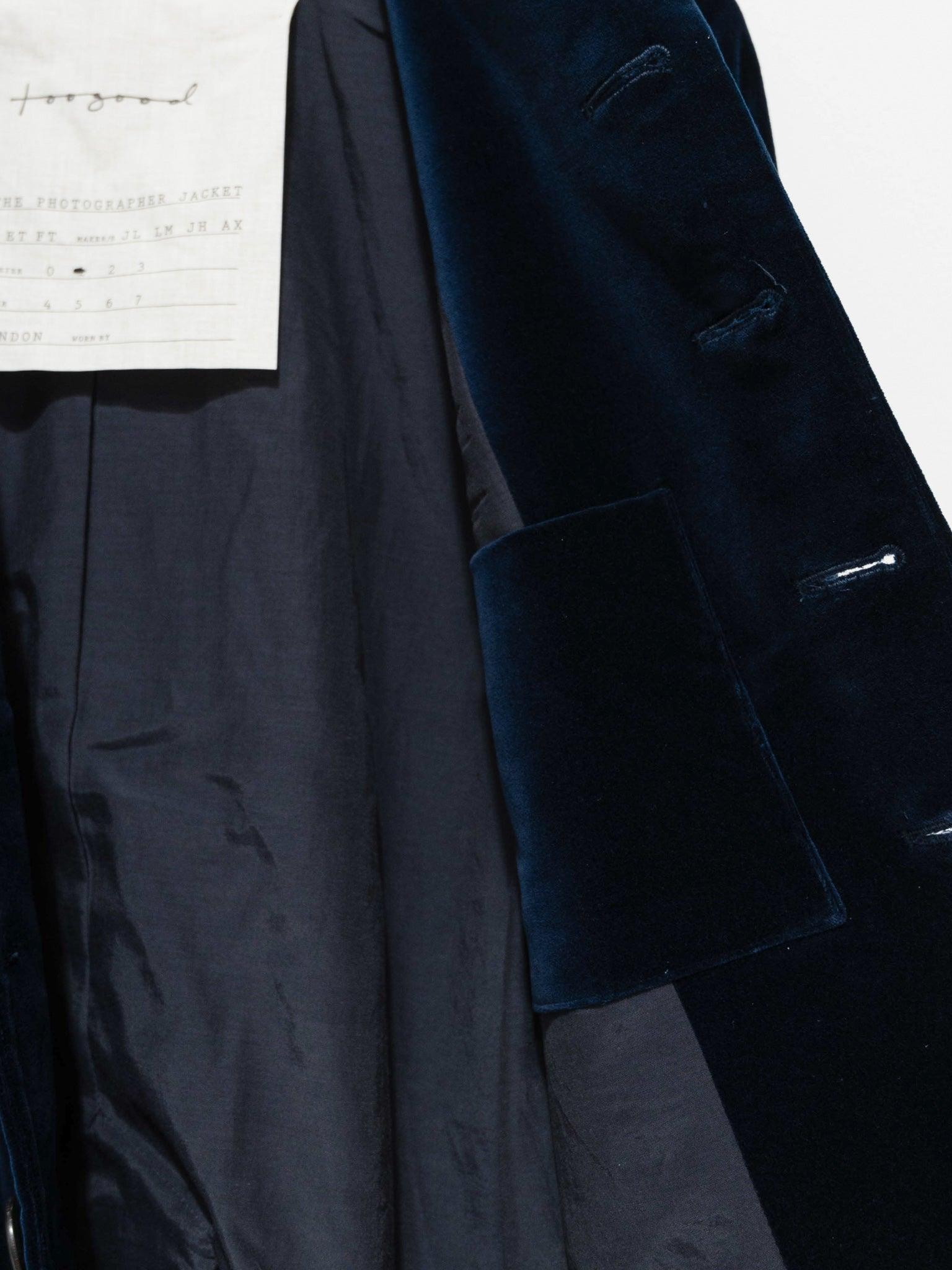 Namu Shop - Toogood The Photographer Jacket - Ink Cotton Velvet