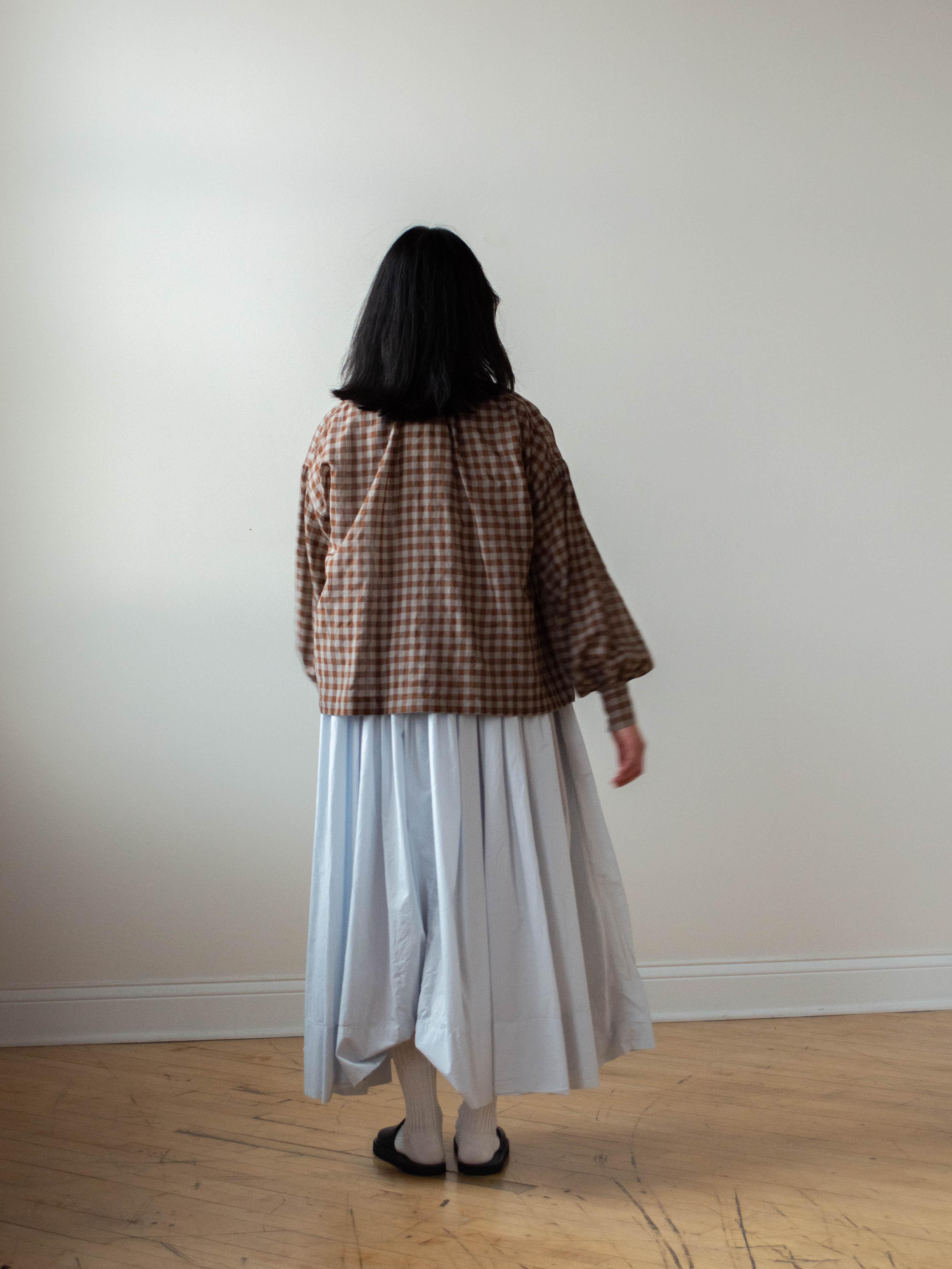 Namu Shop - Toogood The Shepherd Shirt - Tawny Wool Cotton Check