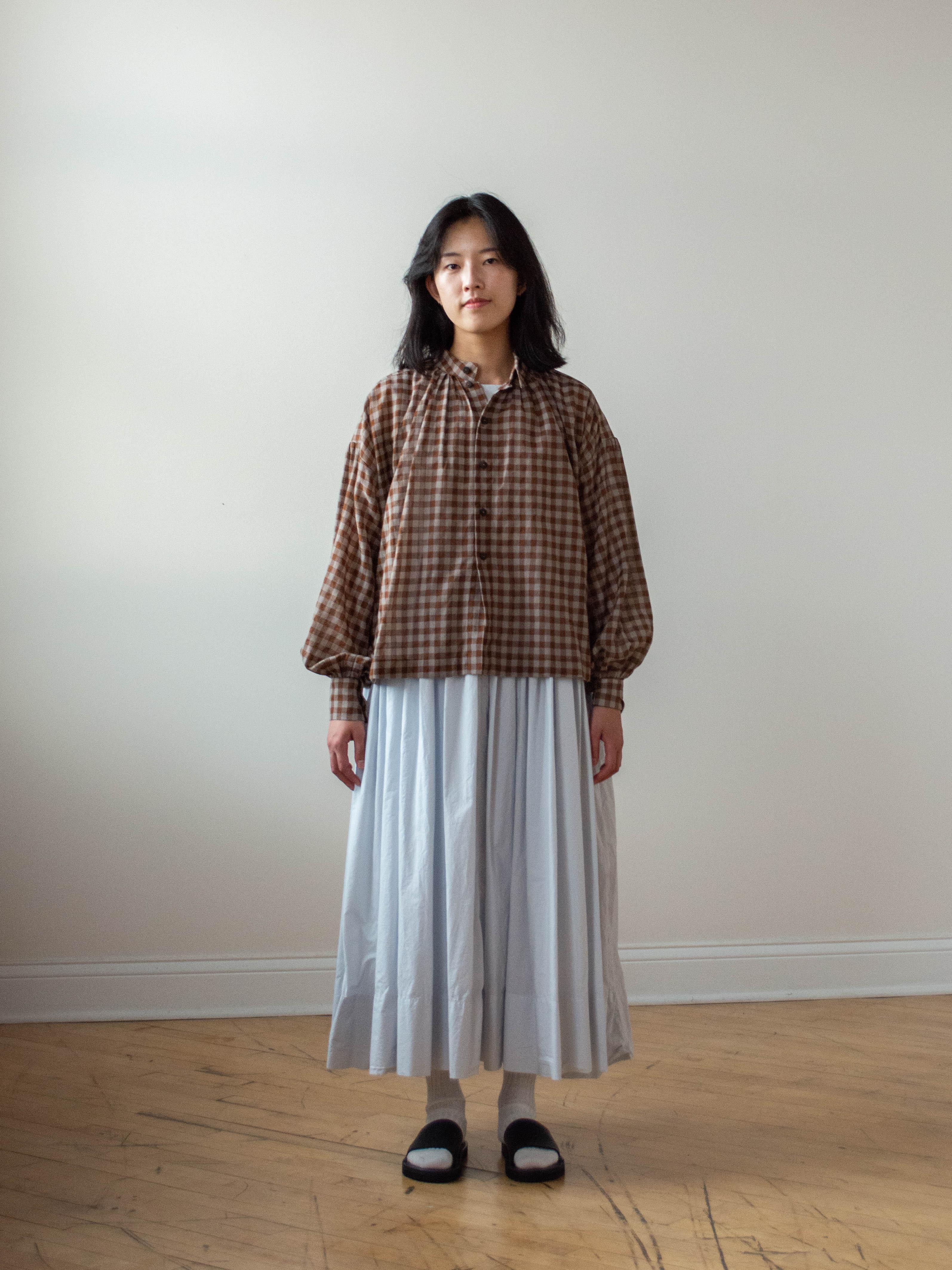 Namu Shop - Toogood The Shepherd Shirt - Tawny Wool Cotton Check