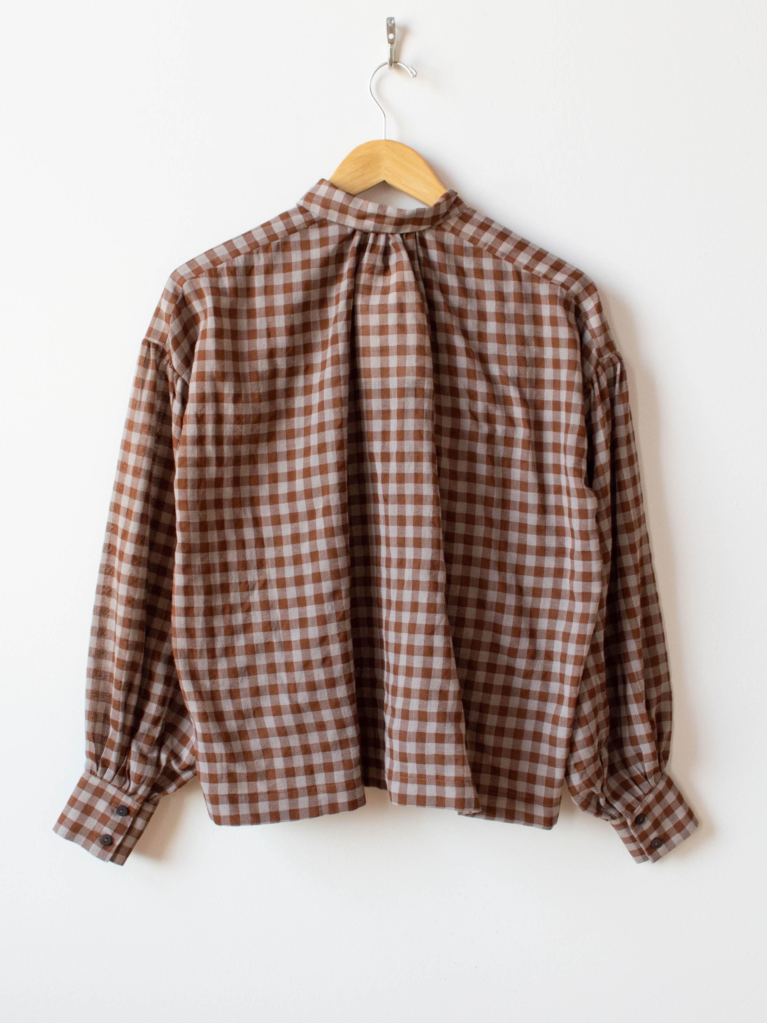 Namu Shop - Toogood The Shepherd Shirt - Tawny Wool Cotton Check