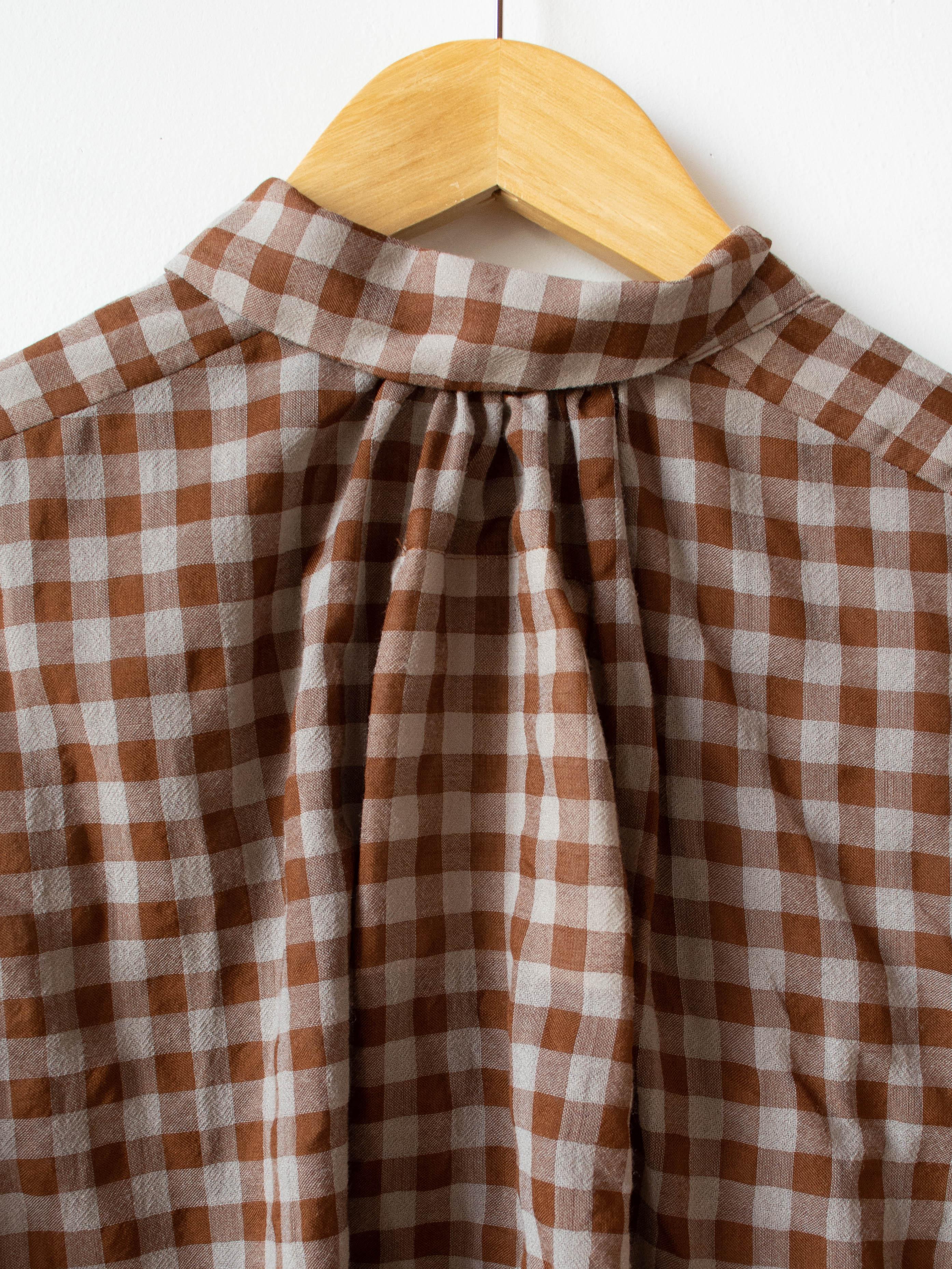 Namu Shop - Toogood The Shepherd Shirt - Tawny Wool Cotton Check