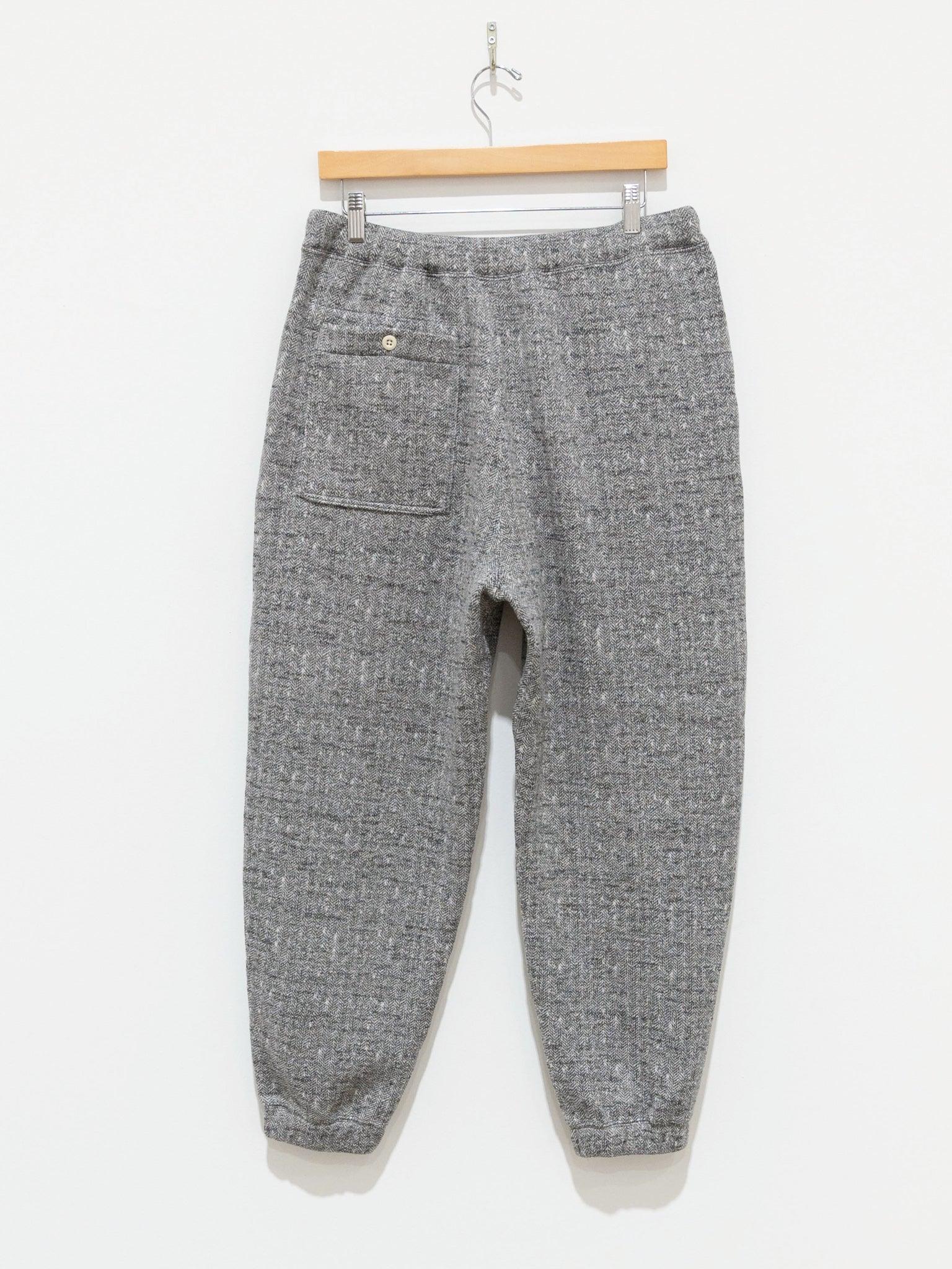 Namu Shop - ts(s) Back Brushed Herringbone Jersey Sweatpants - Gray