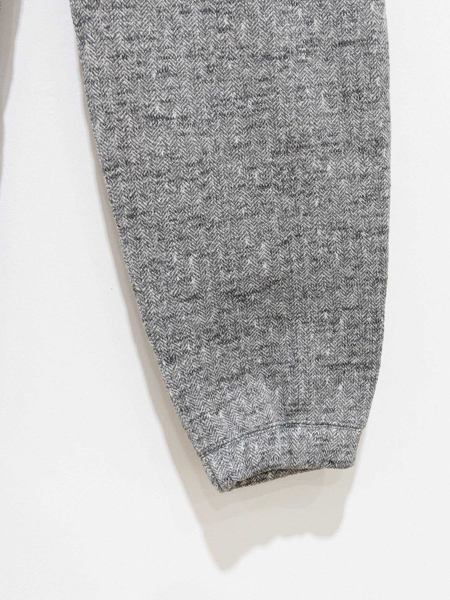 Namu Shop - ts(s) Back Brushed Herringbone Jersey Sweatpants - Gray