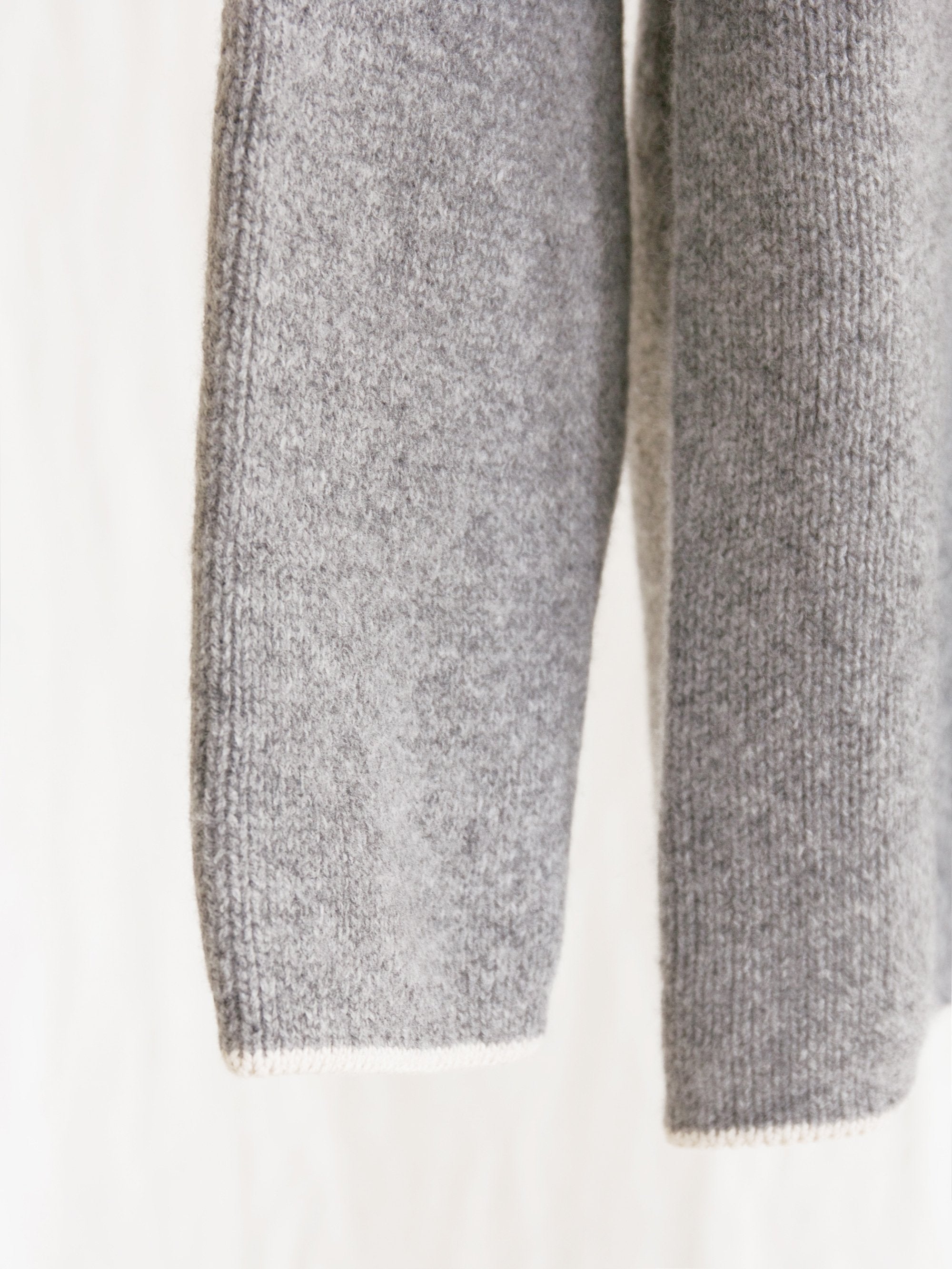 Namu Shop - ts(s) Cooma Lambs Wool Crew Neck Knit - Gray