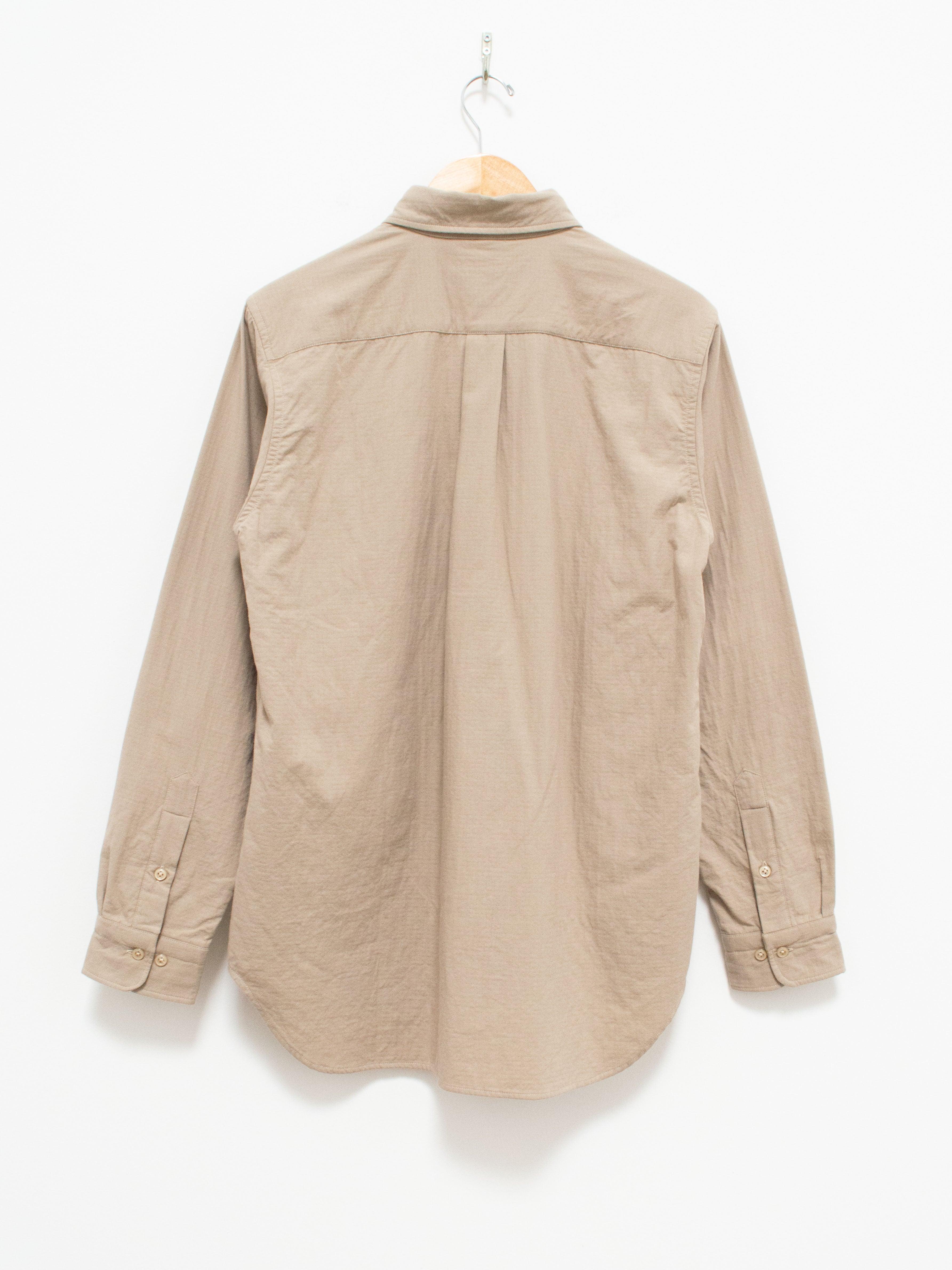 Namu Shop - ts(s) Fine Count Cotton Double Cloth BD Shirt - Beige