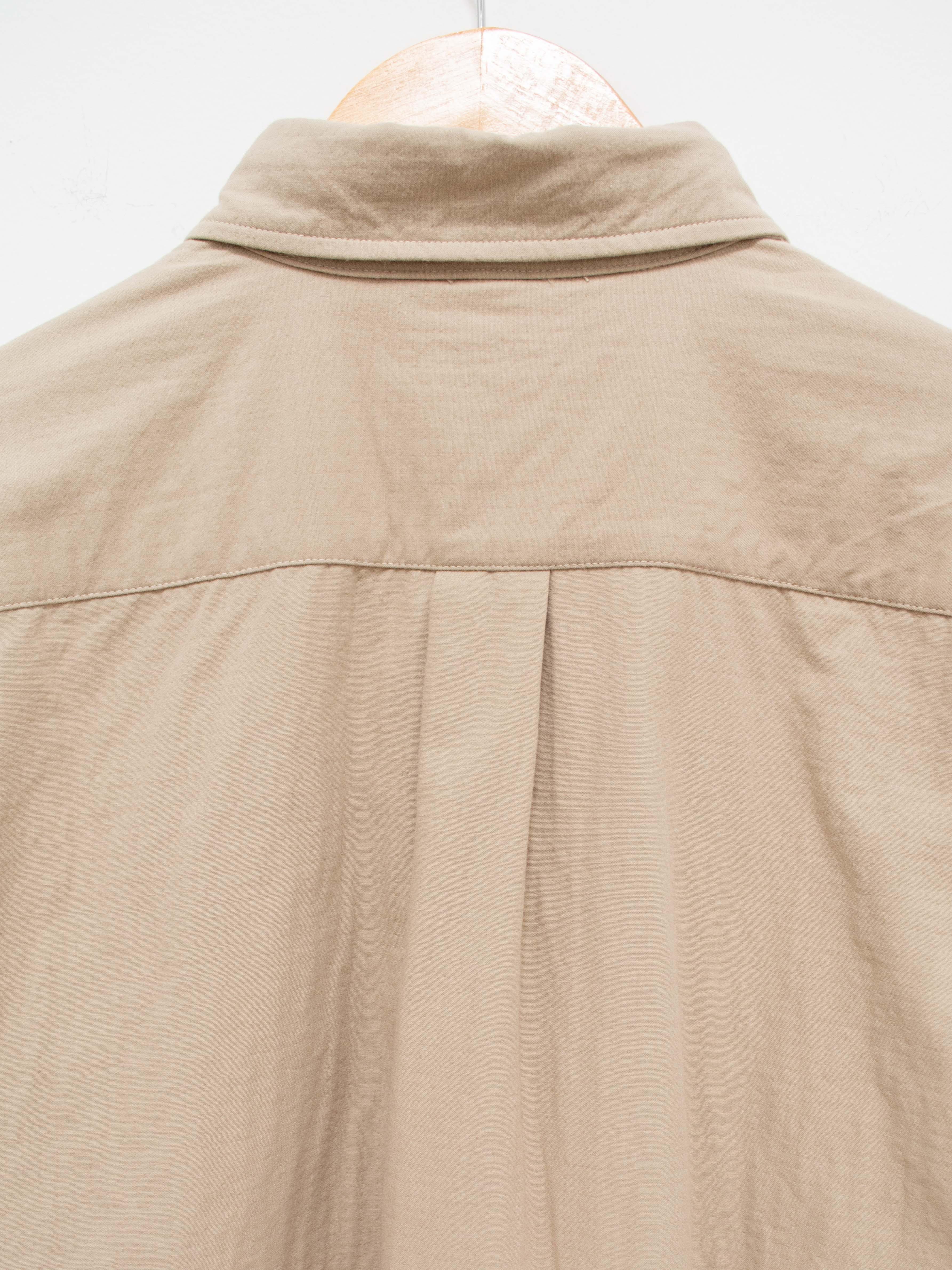 Namu Shop - ts(s) Fine Count Cotton Double Cloth BD Shirt - Beige