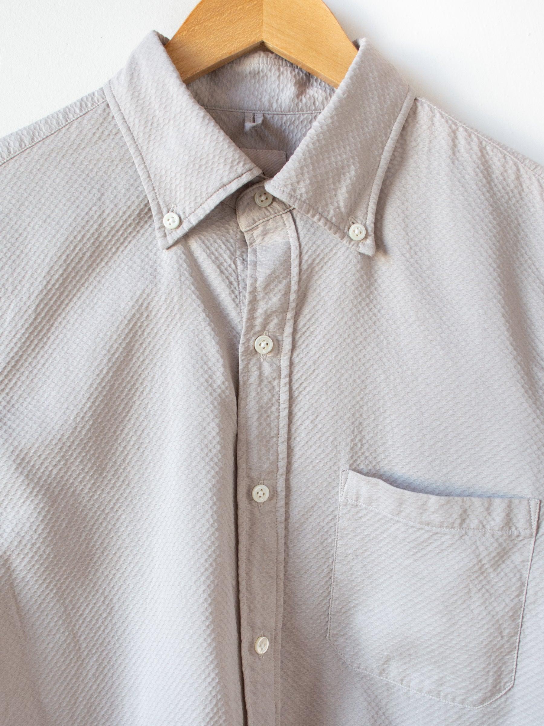 Namu Shop - ts(s) Garment Dyed Dobby Cloth BD Shirt - Greige