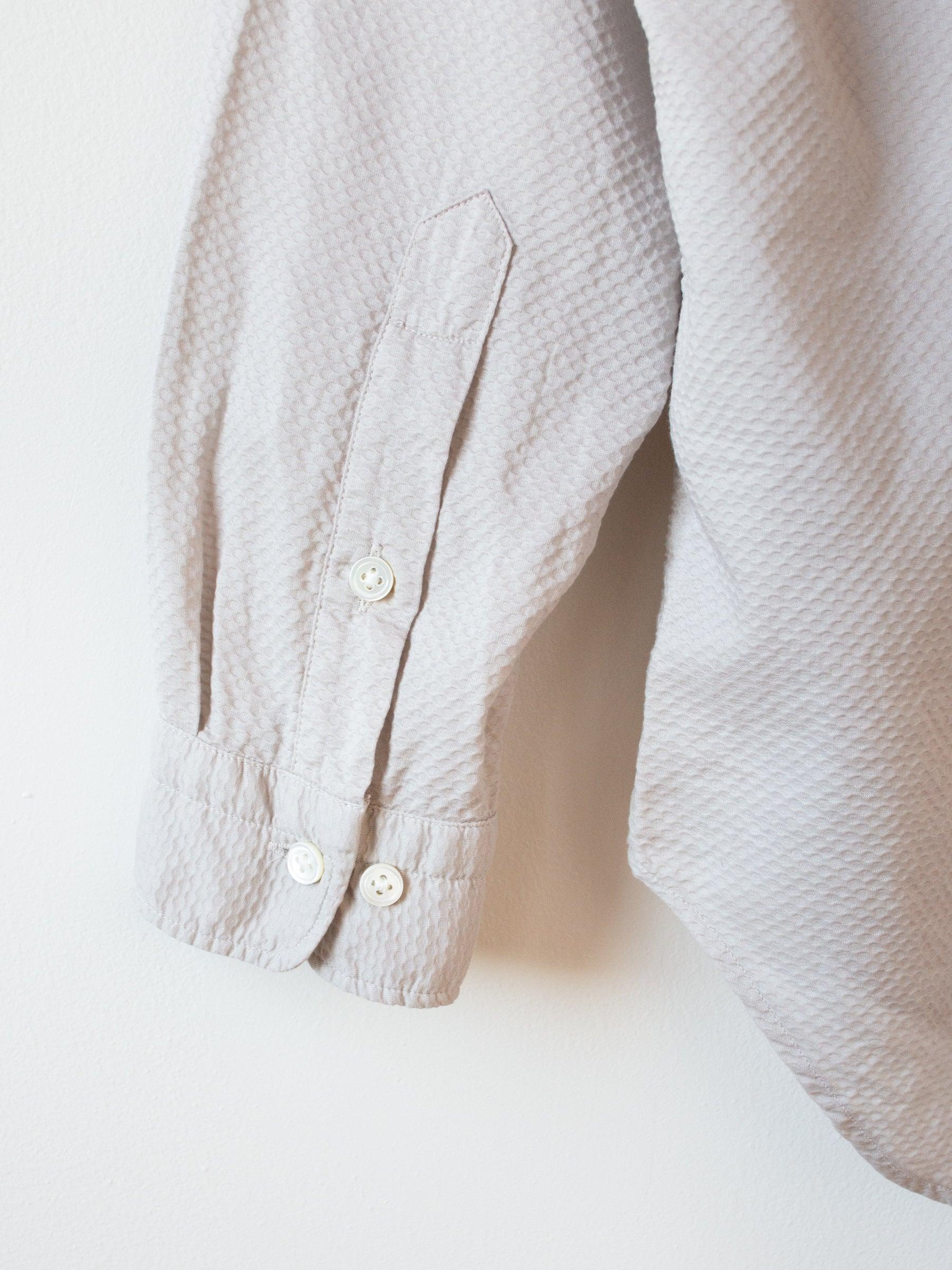 Namu Shop - ts(s) Garment Dyed Dobby Cloth BD Shirt - Greige