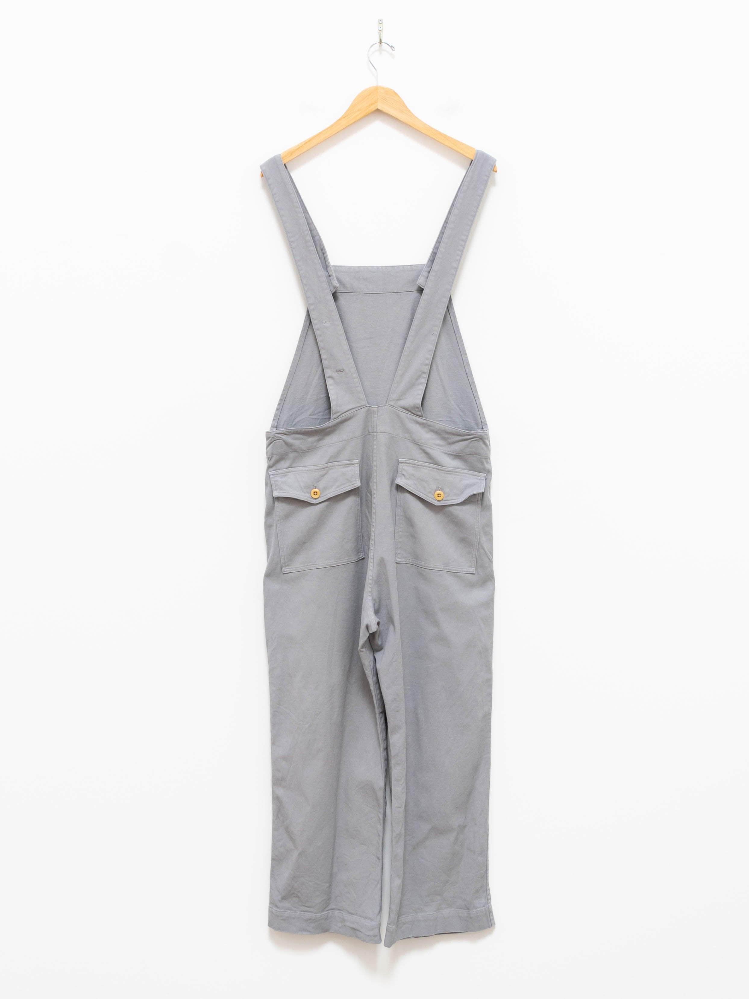 Namu Shop - ts(s) Garment Dyed Lyocell Cotton Stretch Overalls - Light Gray