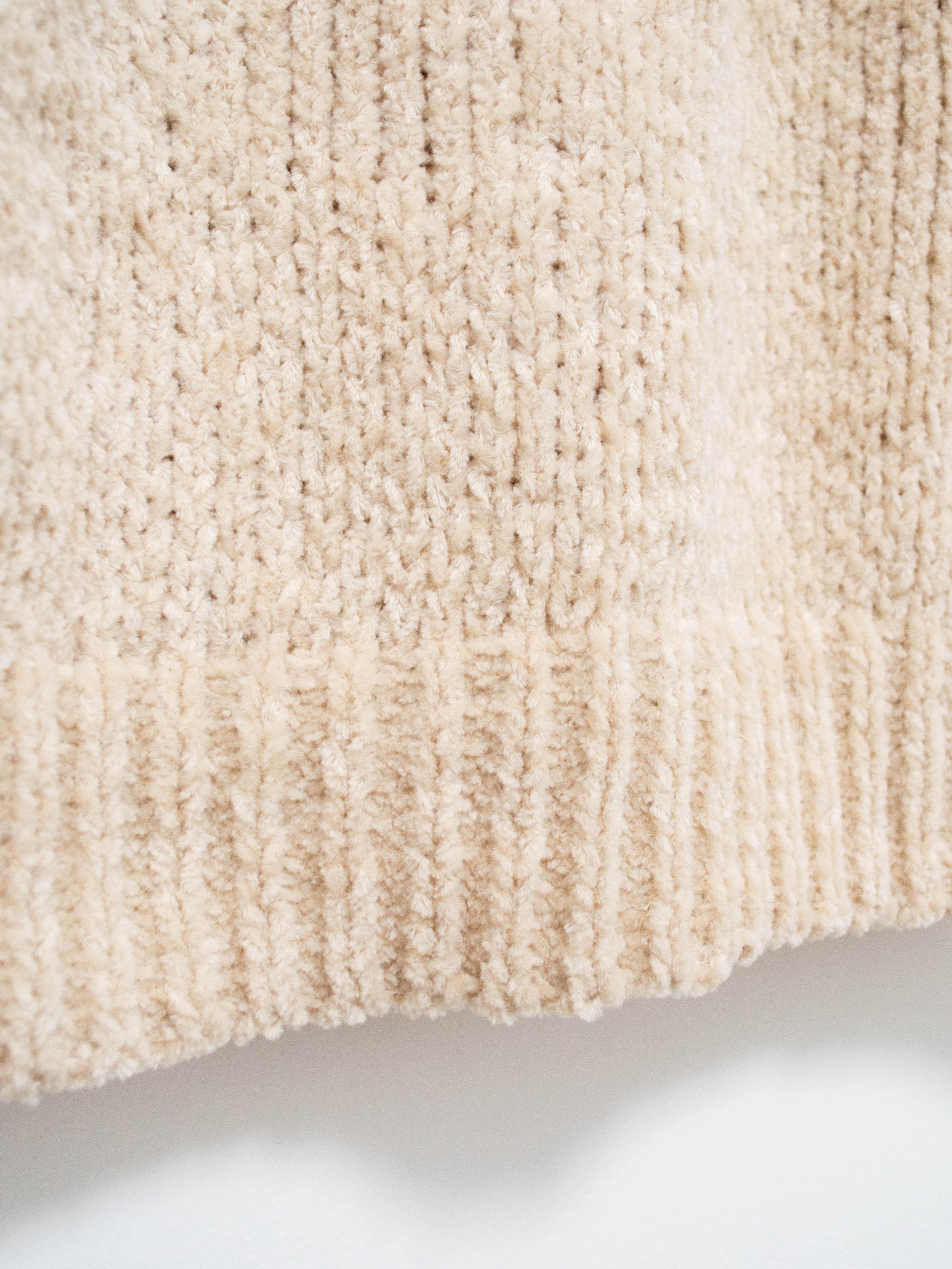 Namu Shop - ts(s) Hand Dyed Cotton Mole Yarn Crewneck - Natural