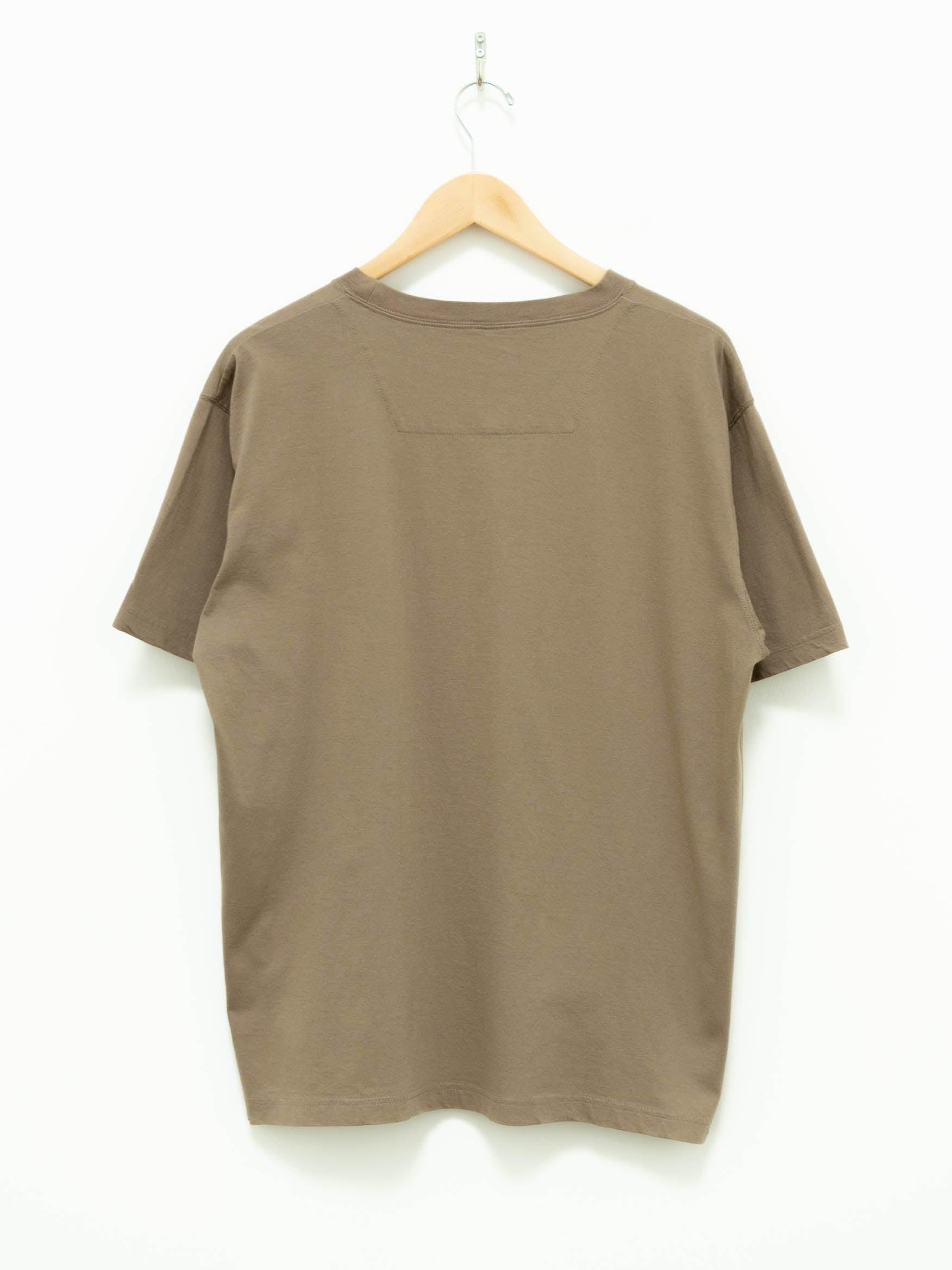 Namu Shop - ts(s) High Gauge Cotton Jersey Crewneck T-Shirt - Khaki