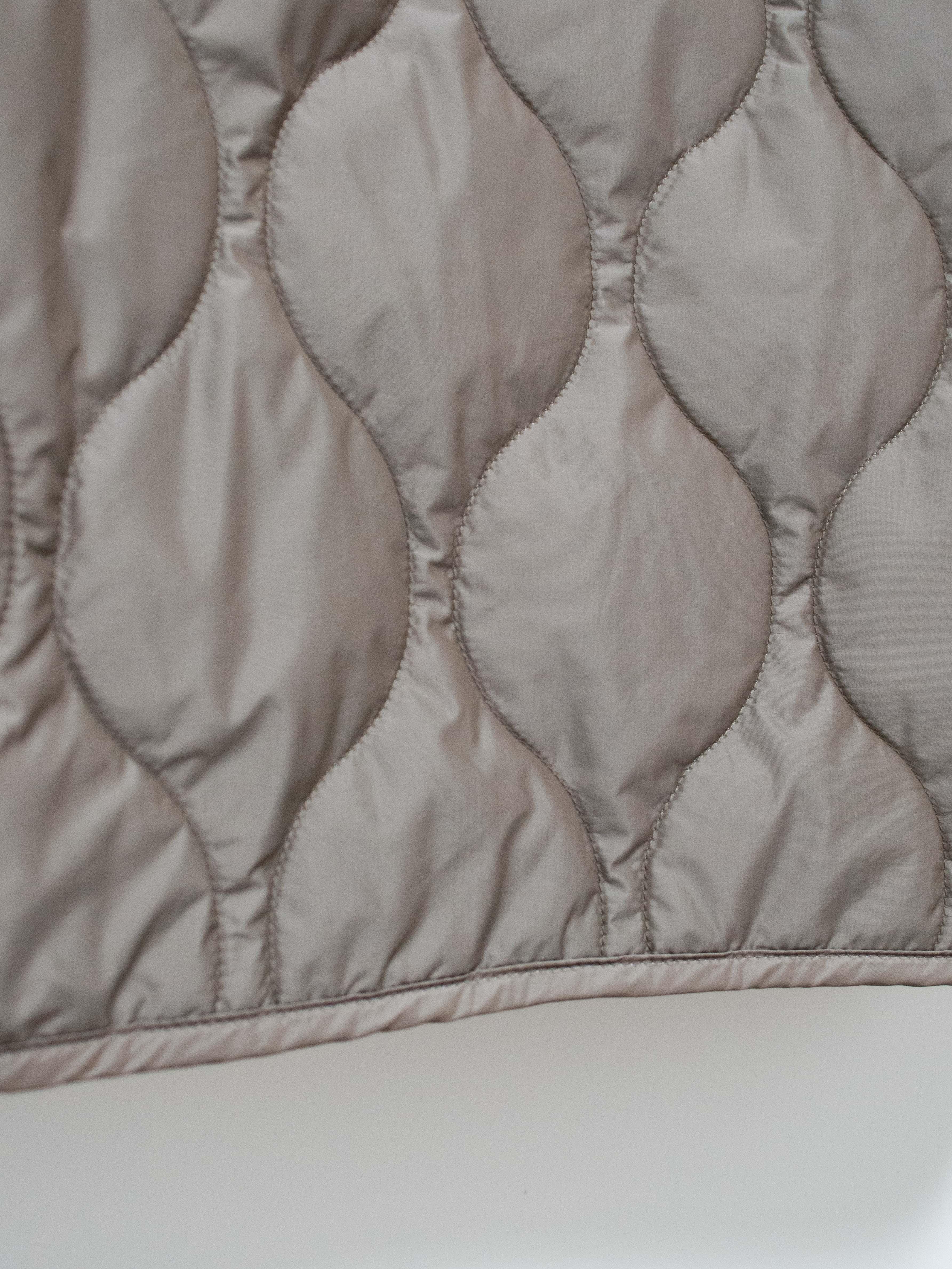 Namu Shop - ts(s) Lightweight Taffeta Quilted Liner Buckle Jacket - Greige