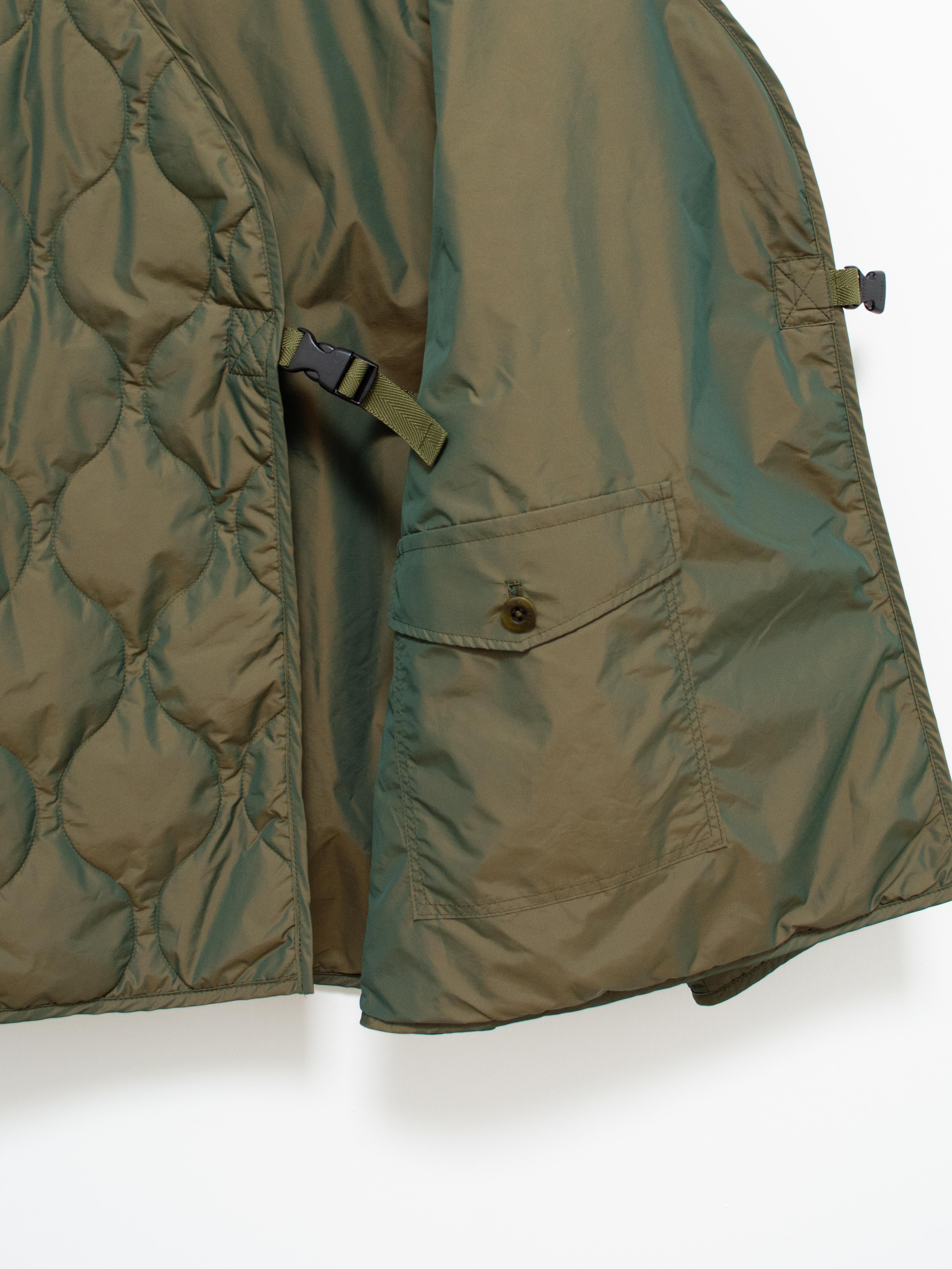 Namu Shop - ts(s) Lightweight Taffeta Quilted Liner Buckle Jacket - Olive