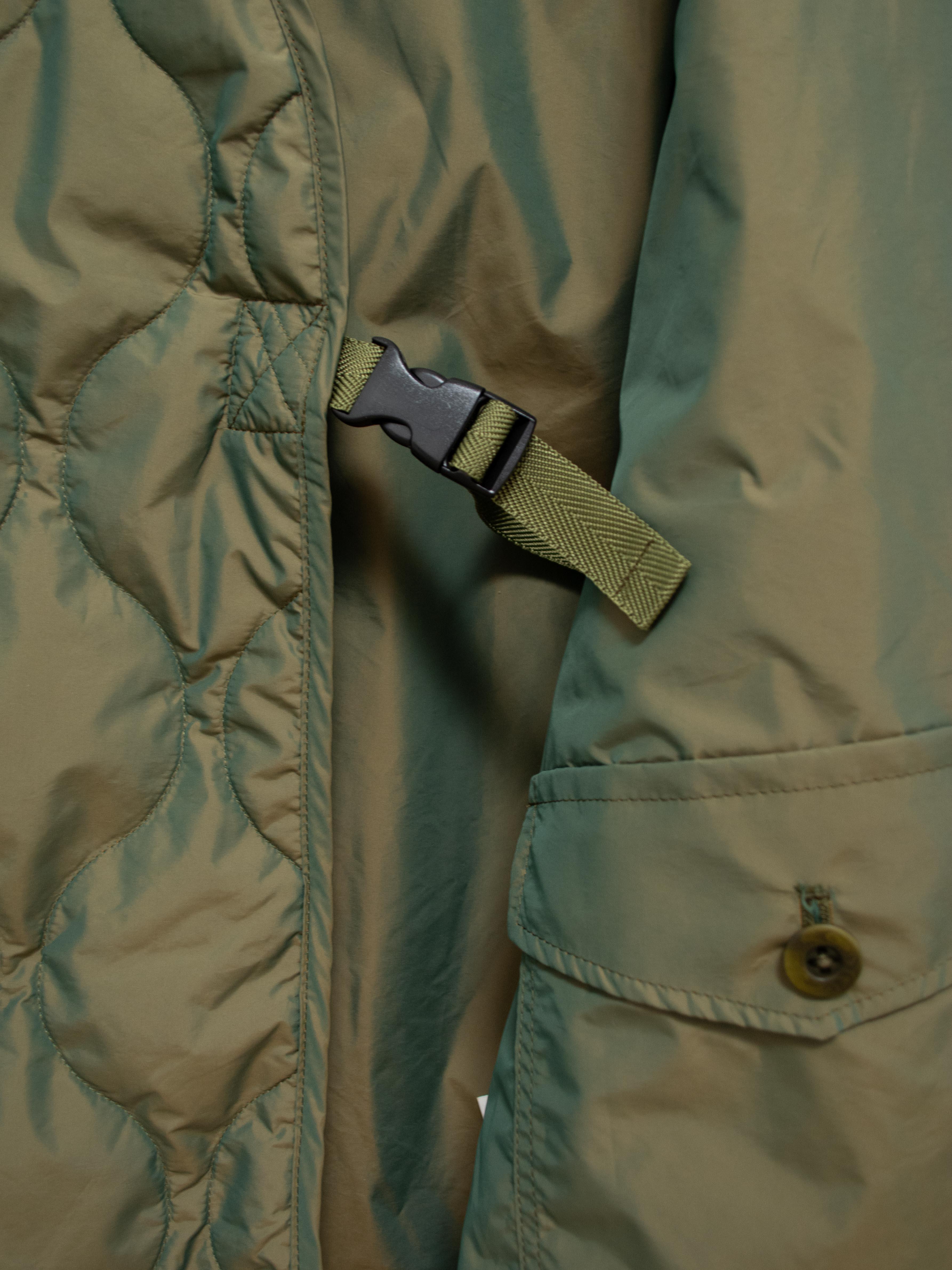 Namu Shop - ts(s) Lightweight Taffeta Quilted Liner Buckle Jacket - Olive