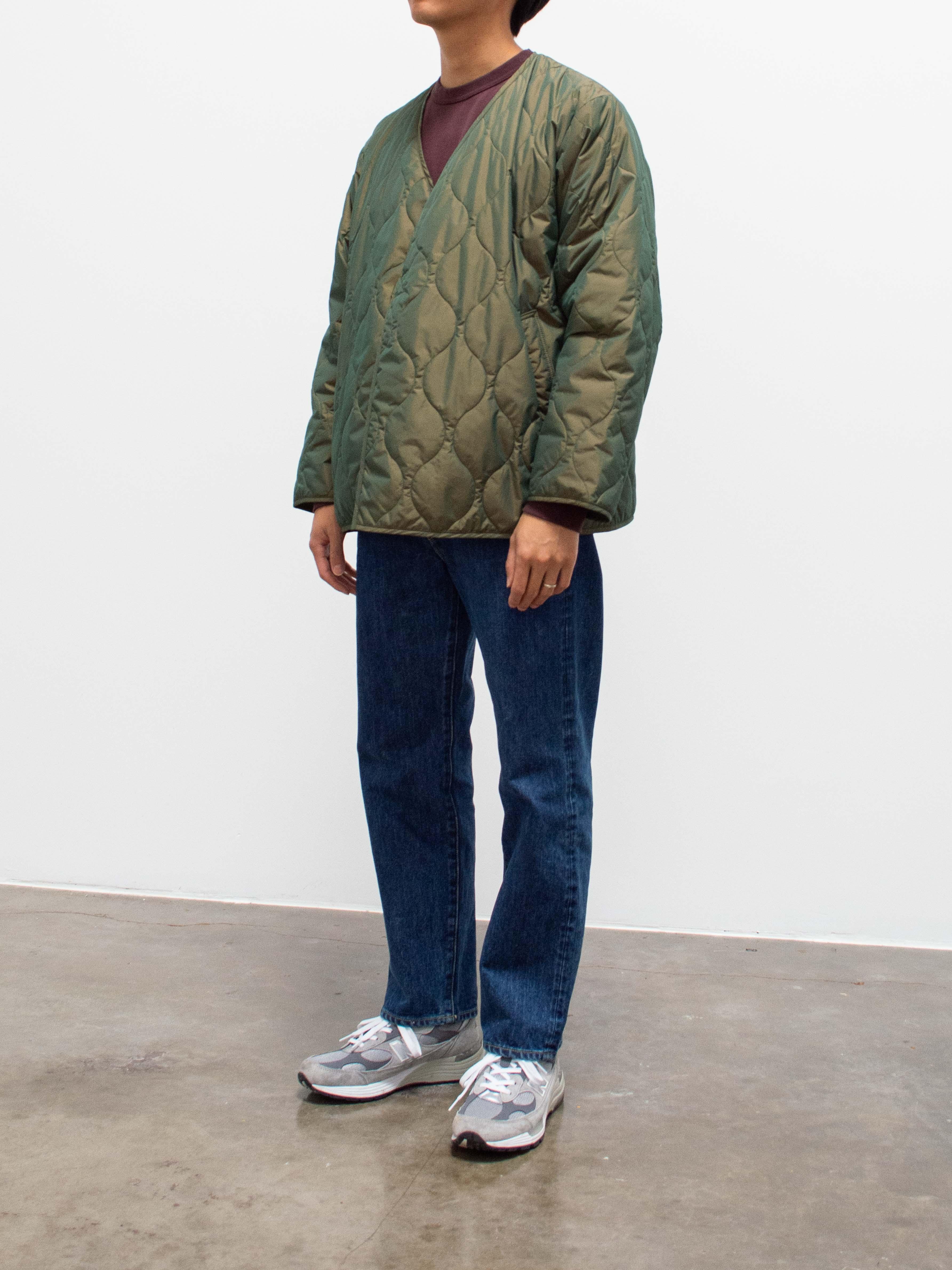 Namu Shop - ts(s) Lightweight Taffeta Quilted Liner Buckle Jacket - Olive