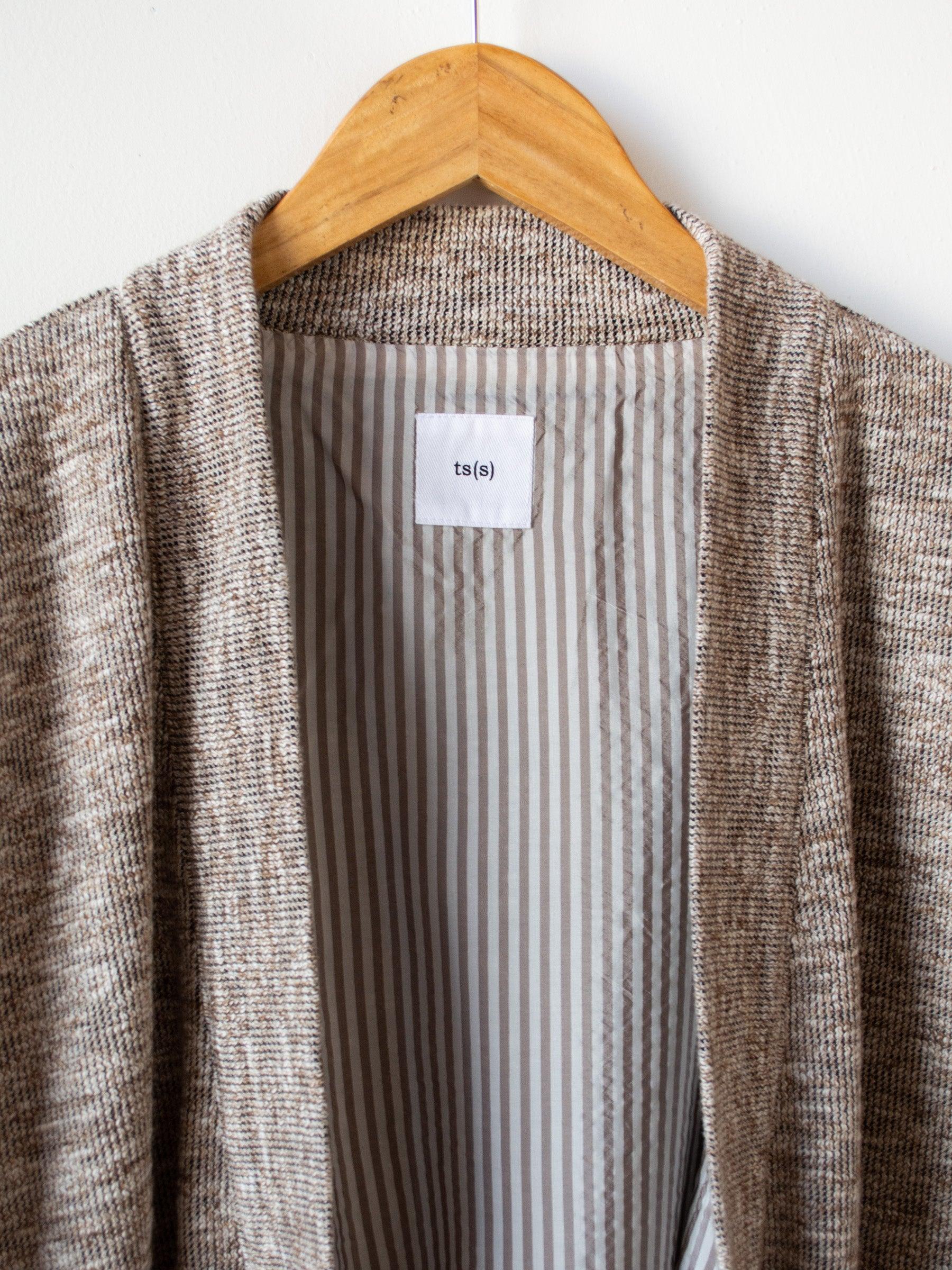 Namu Shop - ts(s) Lined Easy Cardigan - Marled Brown