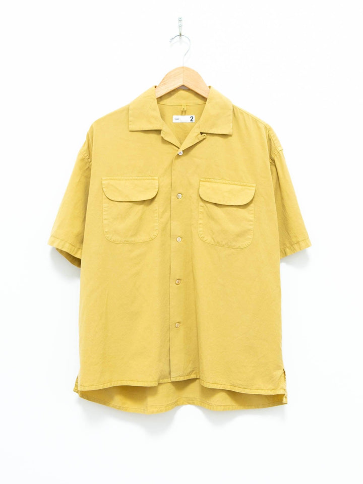 Namu Shop - ts(s) Lyocell Co/Li Round Flap Pocket S/S Shirt - Yellow