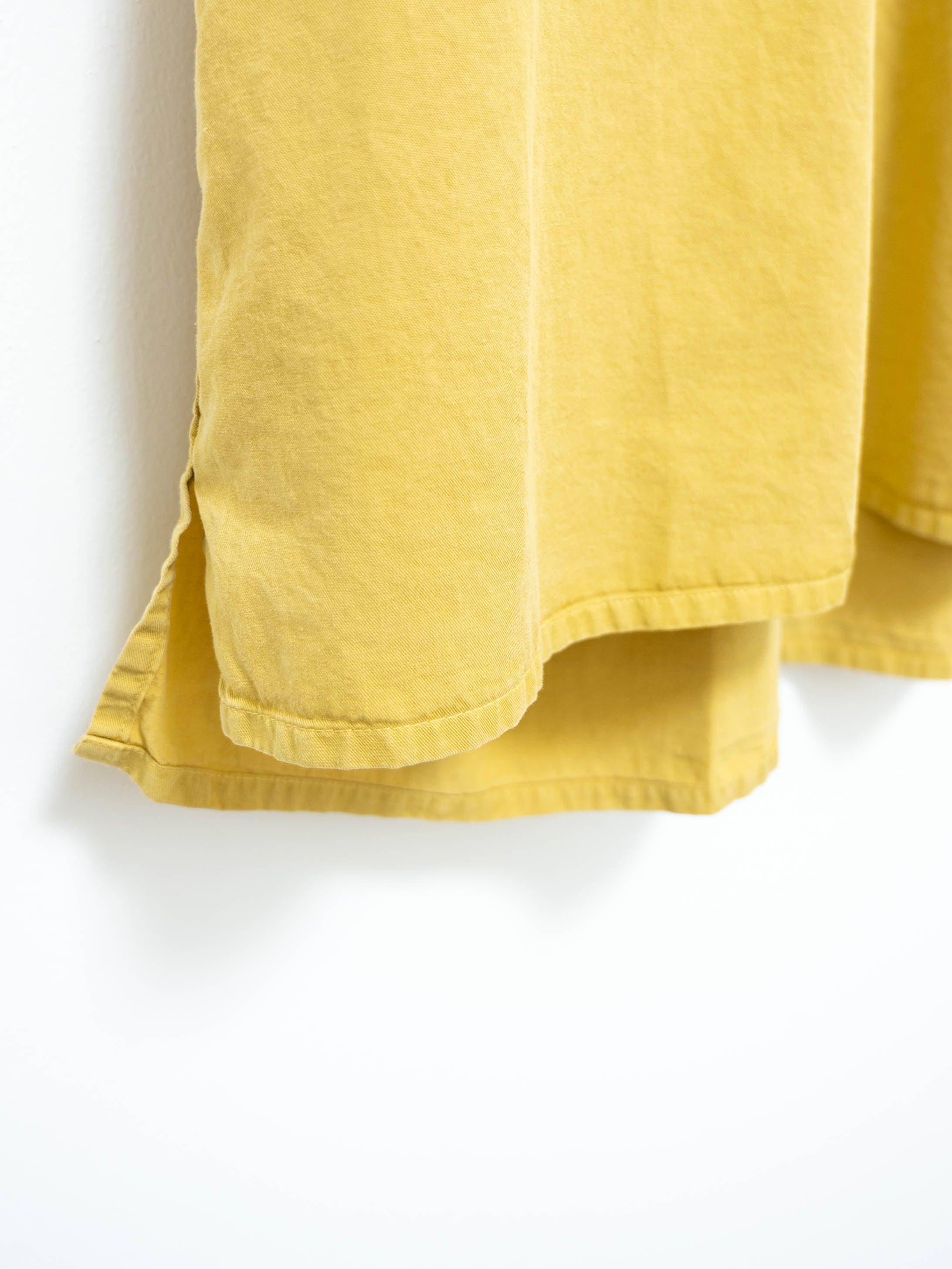Namu Shop - ts(s) Lyocell Co/Li Round Flap Pocket S/S Shirt - Yellow