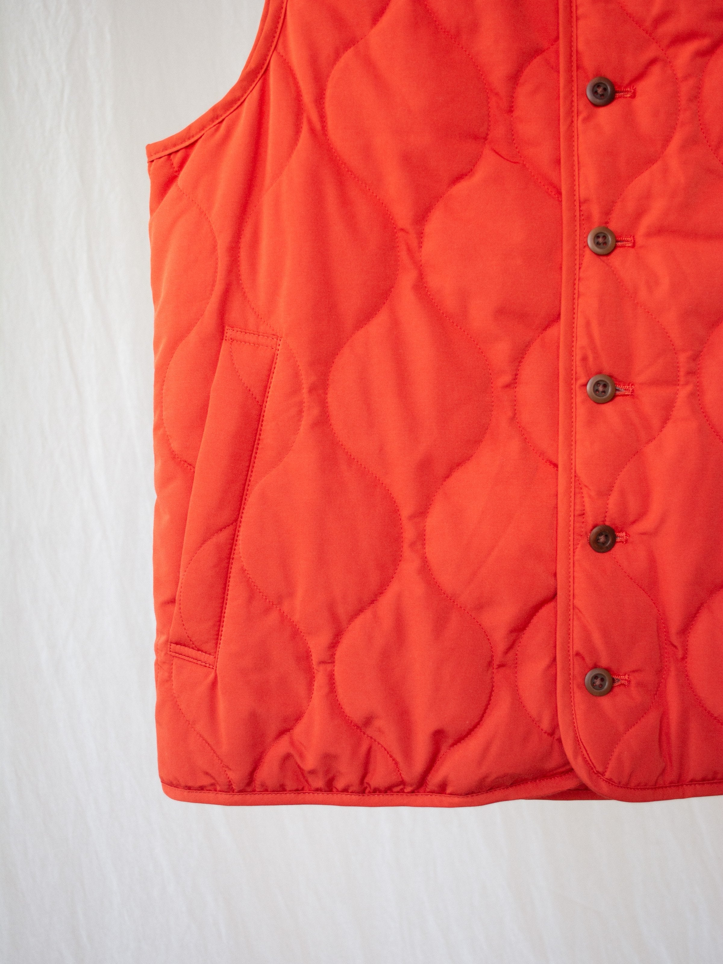 Namu Shop - ts(s) Quilted Liner Vest - Orange