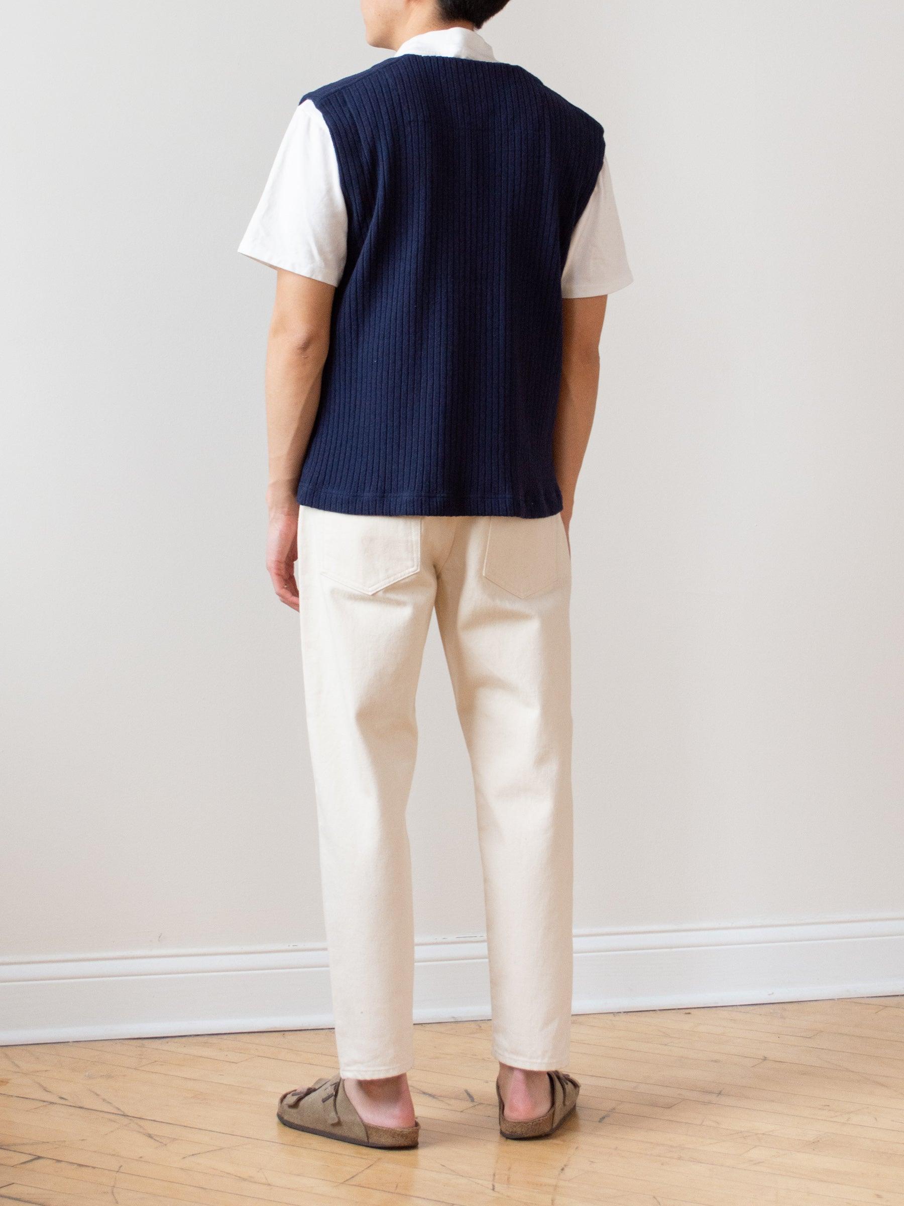 Namu Shop - ts(s) Wide Rib Easy Vest - Navy