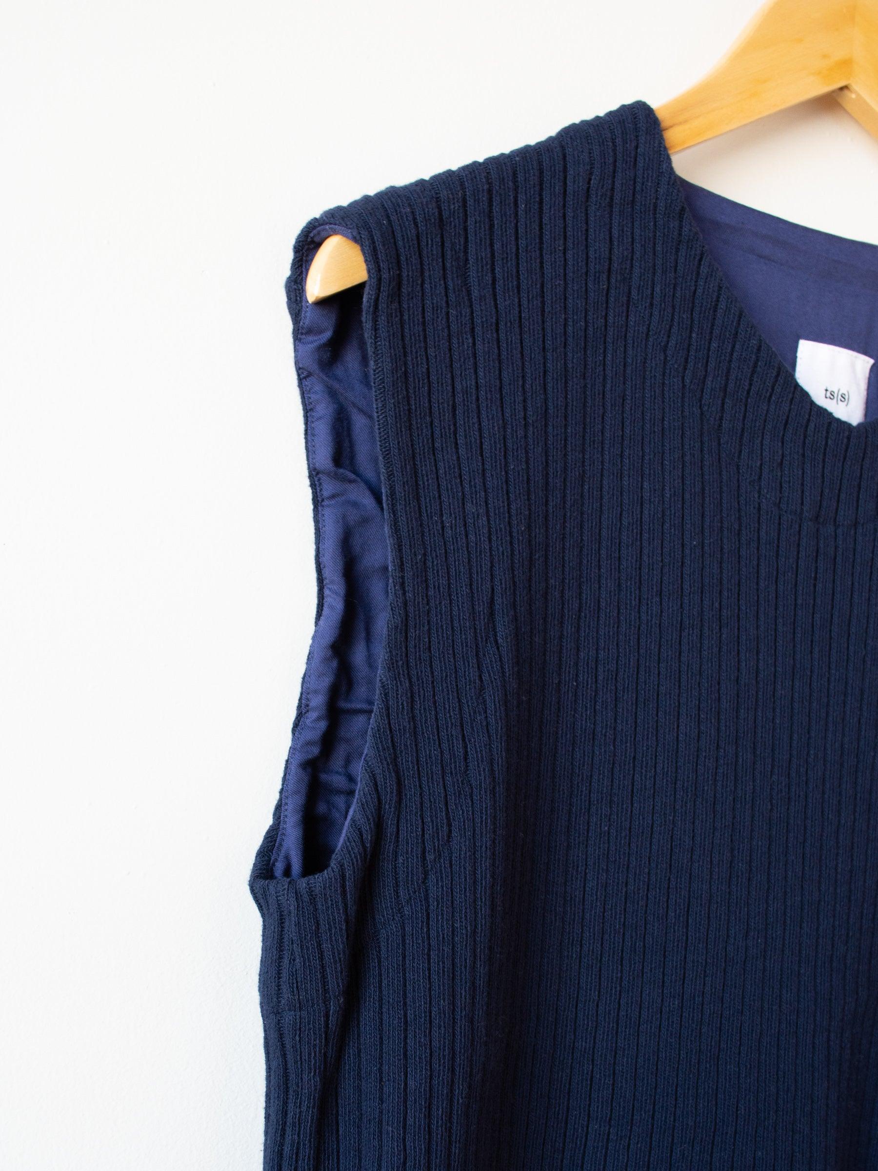 Namu Shop - ts(s) Wide Rib Easy Vest - Navy
