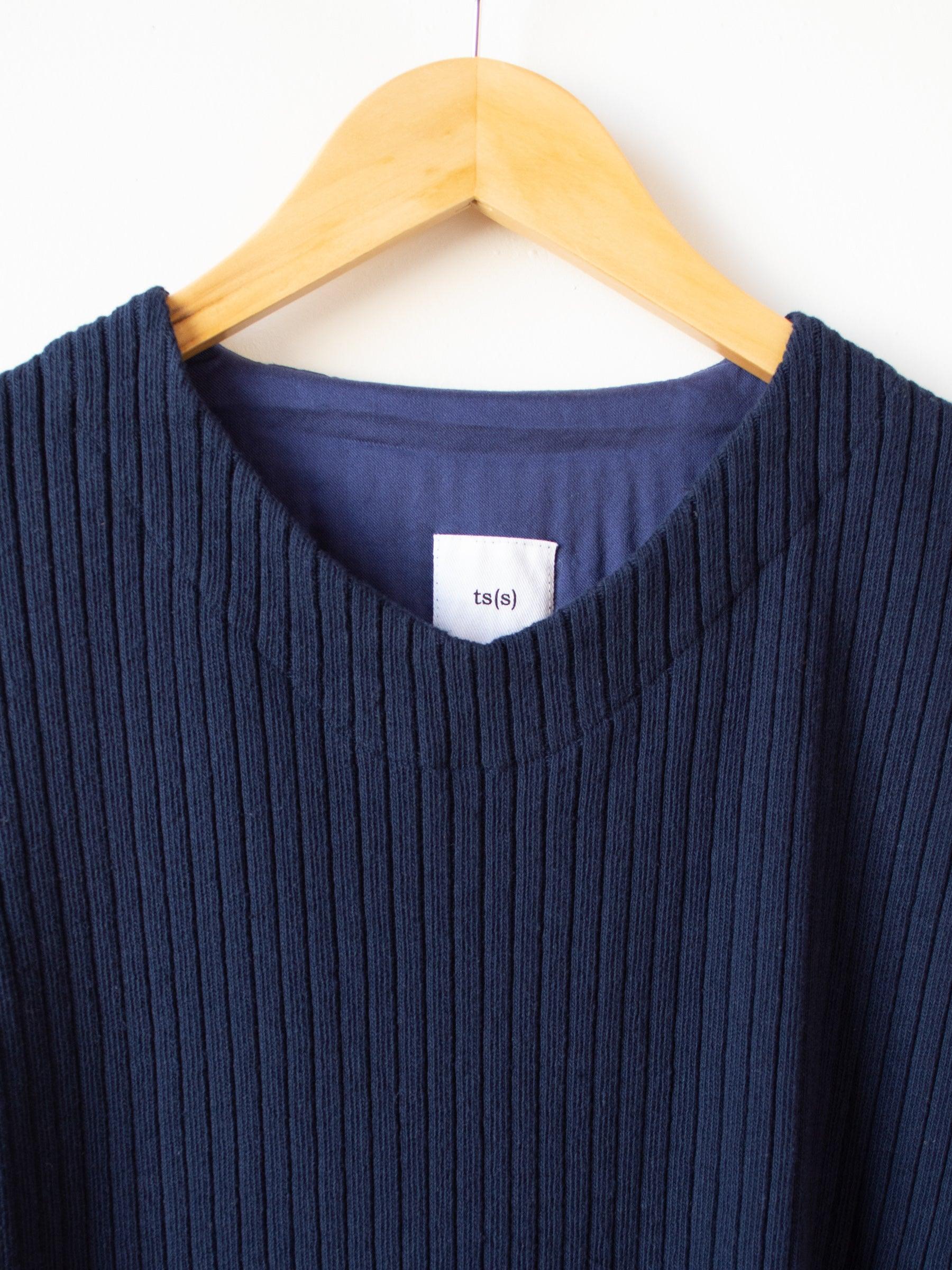 Namu Shop - ts(s) Wide Rib Easy Vest - Navy