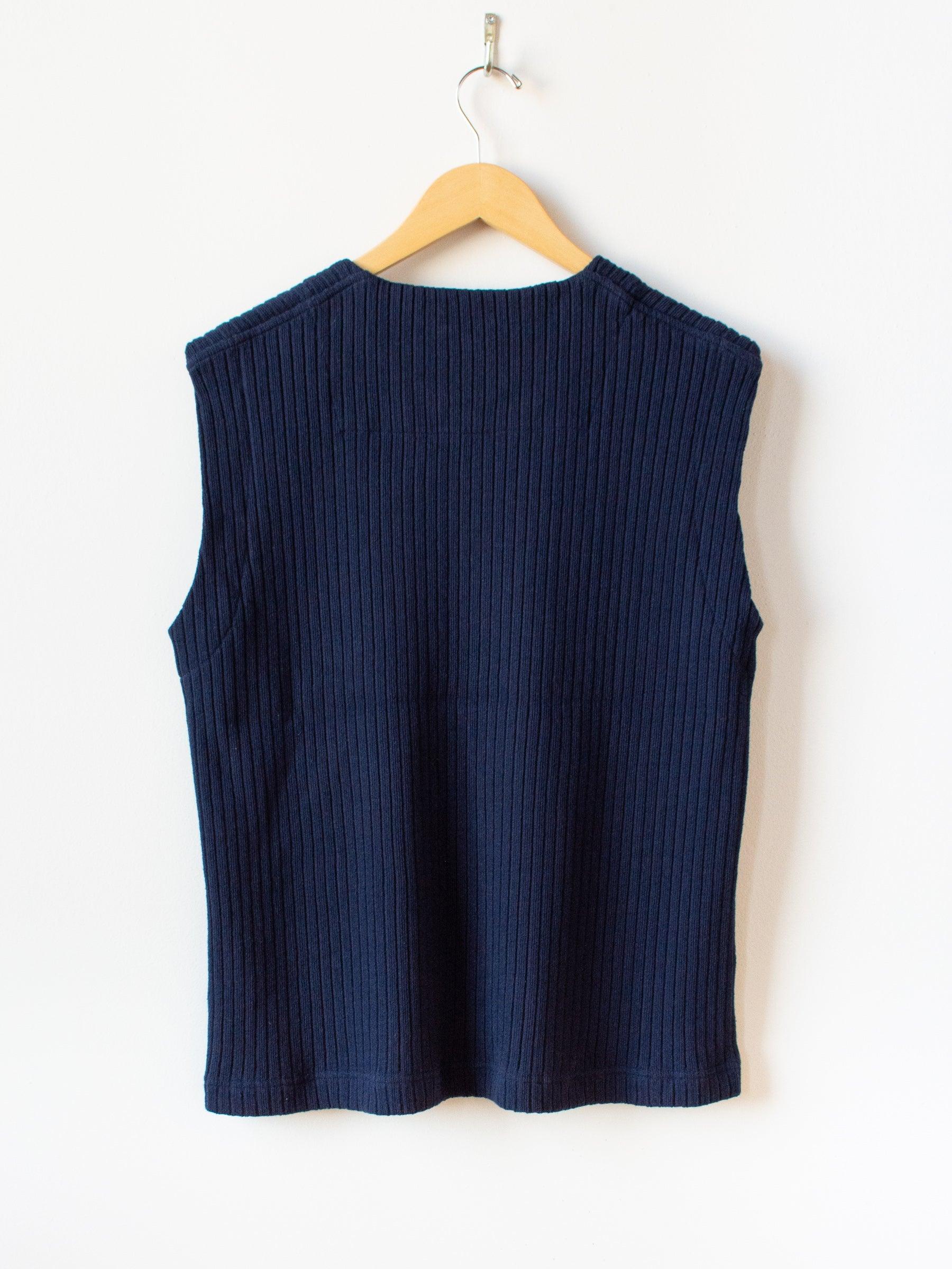 Namu Shop - ts(s) Wide Rib Easy Vest - Navy