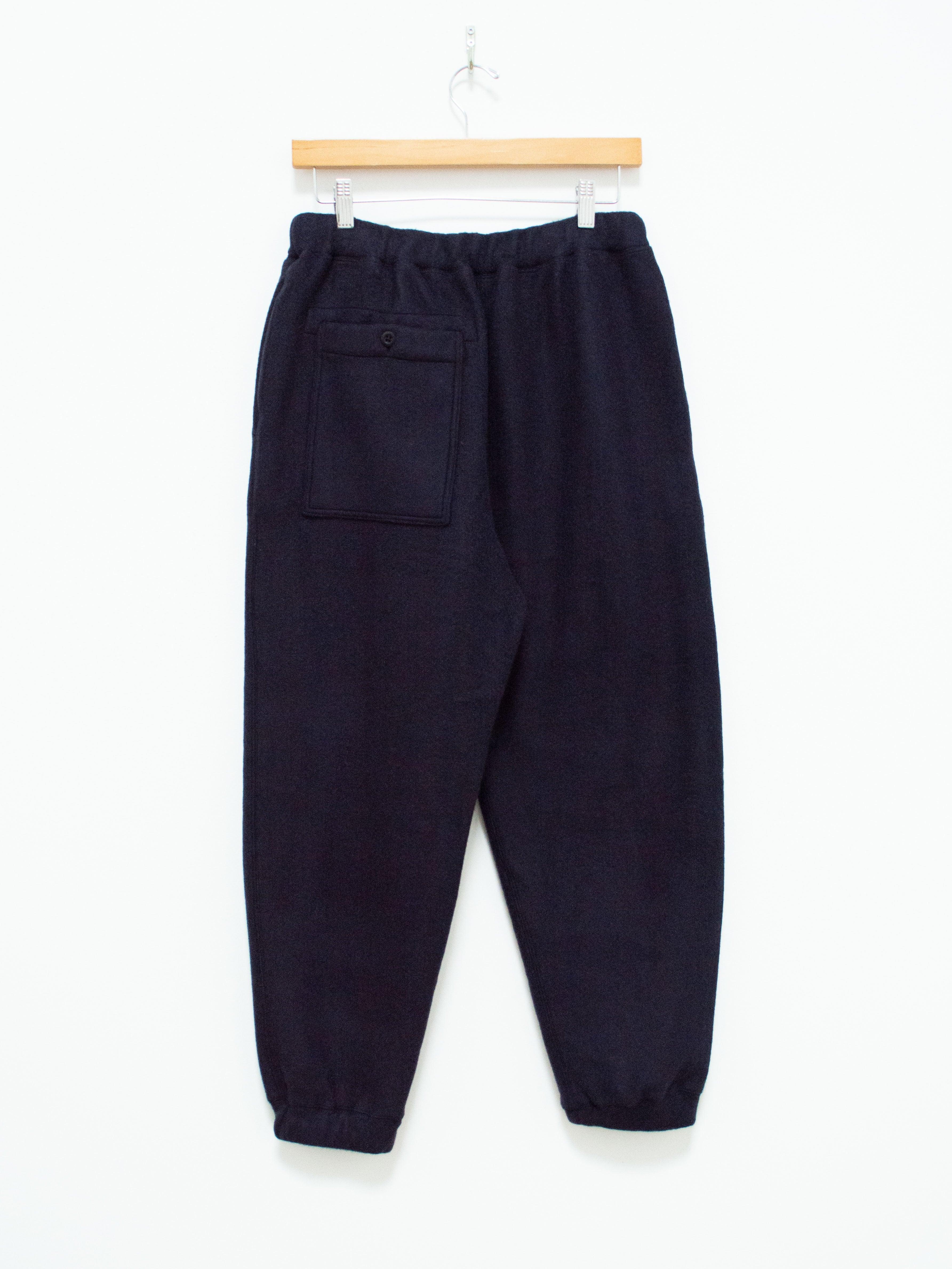 Namu Shop - ts(s) Wool Jersey Cuffed Sweatpants - Navy